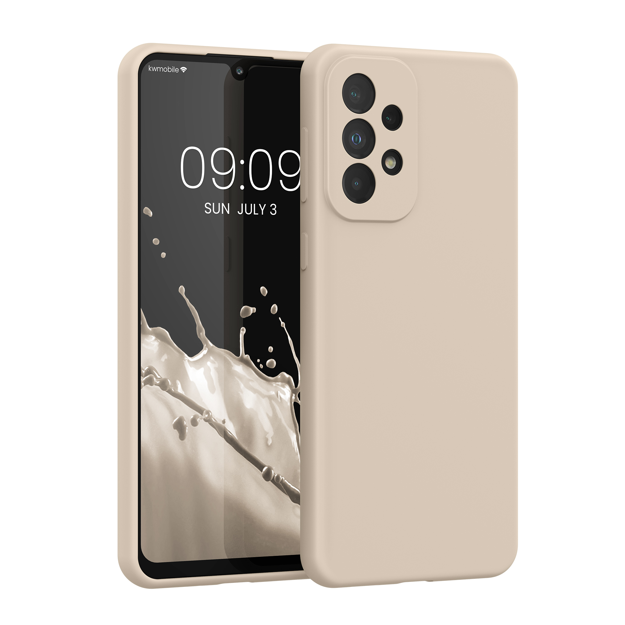 Kryt na mobil Samsung Galaxy A33 5G kwmobile TPU Krémová