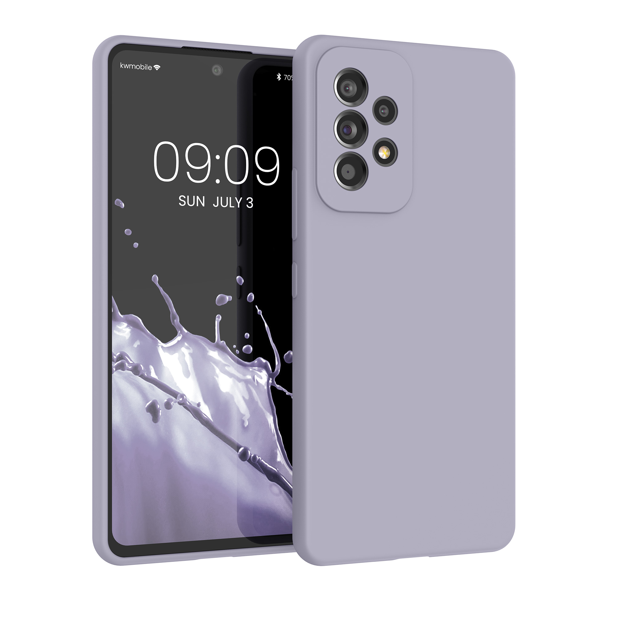Kryt na mobil Samsung Galaxy A53 5G kwmobile TPU Světlá levandule