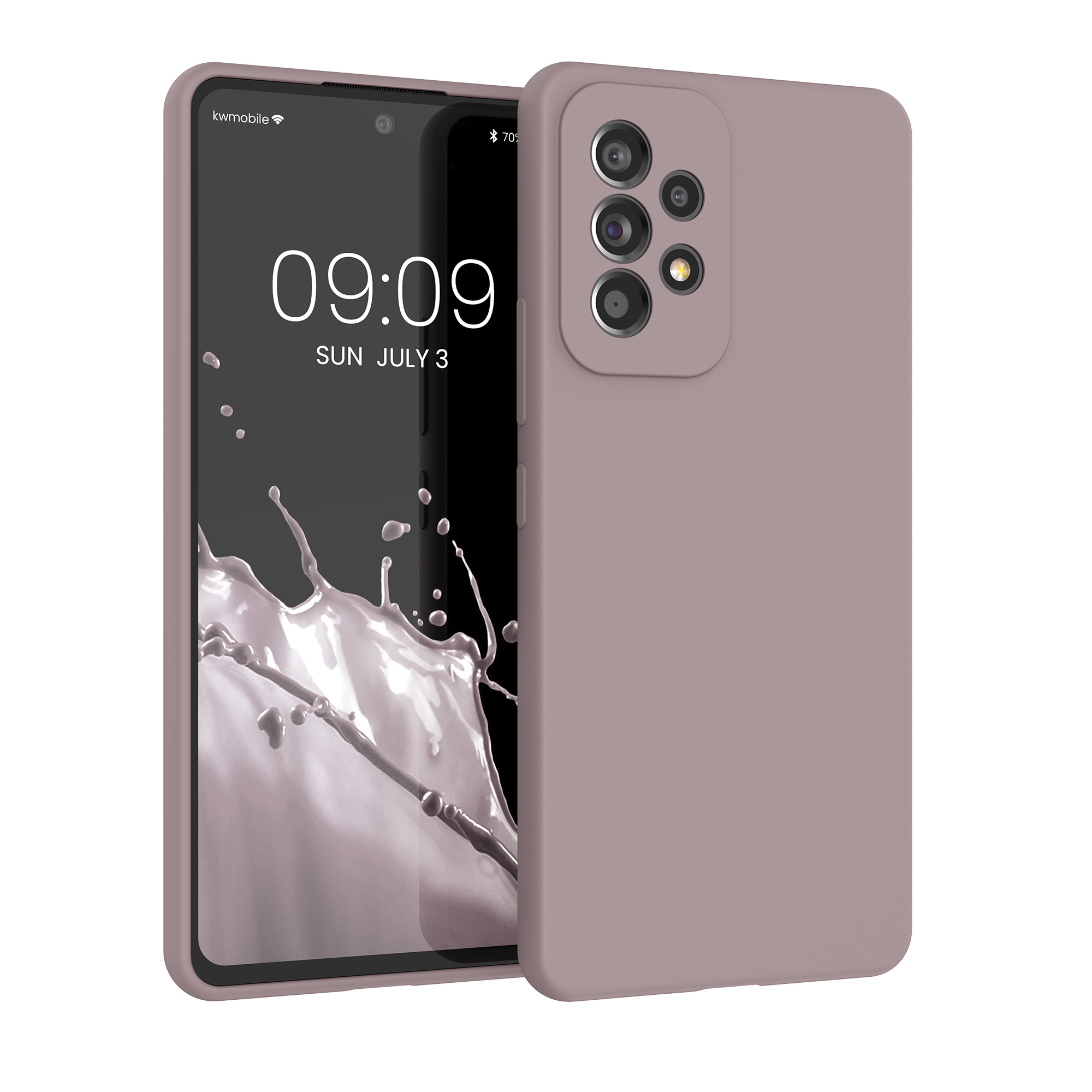 Kryt na mobil Samsung Galaxy A53 5G kwmobile TPU Fialový mrak