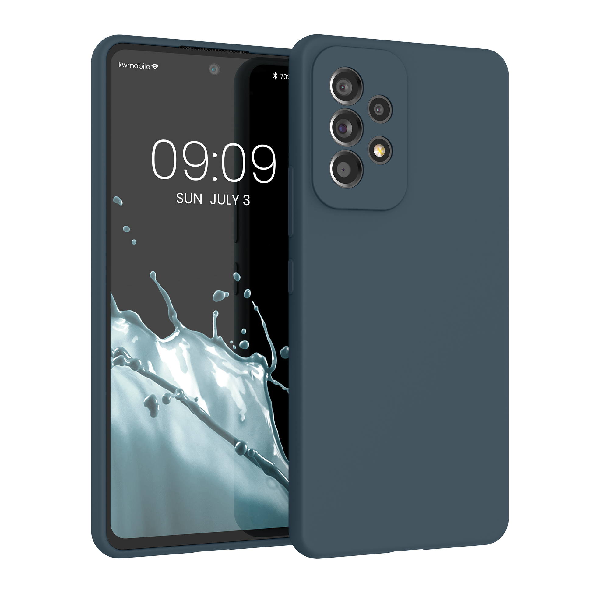 Kryt na mobil Samsung Galaxy A53 5G kwmobile TPU Tmavě břidlicová
