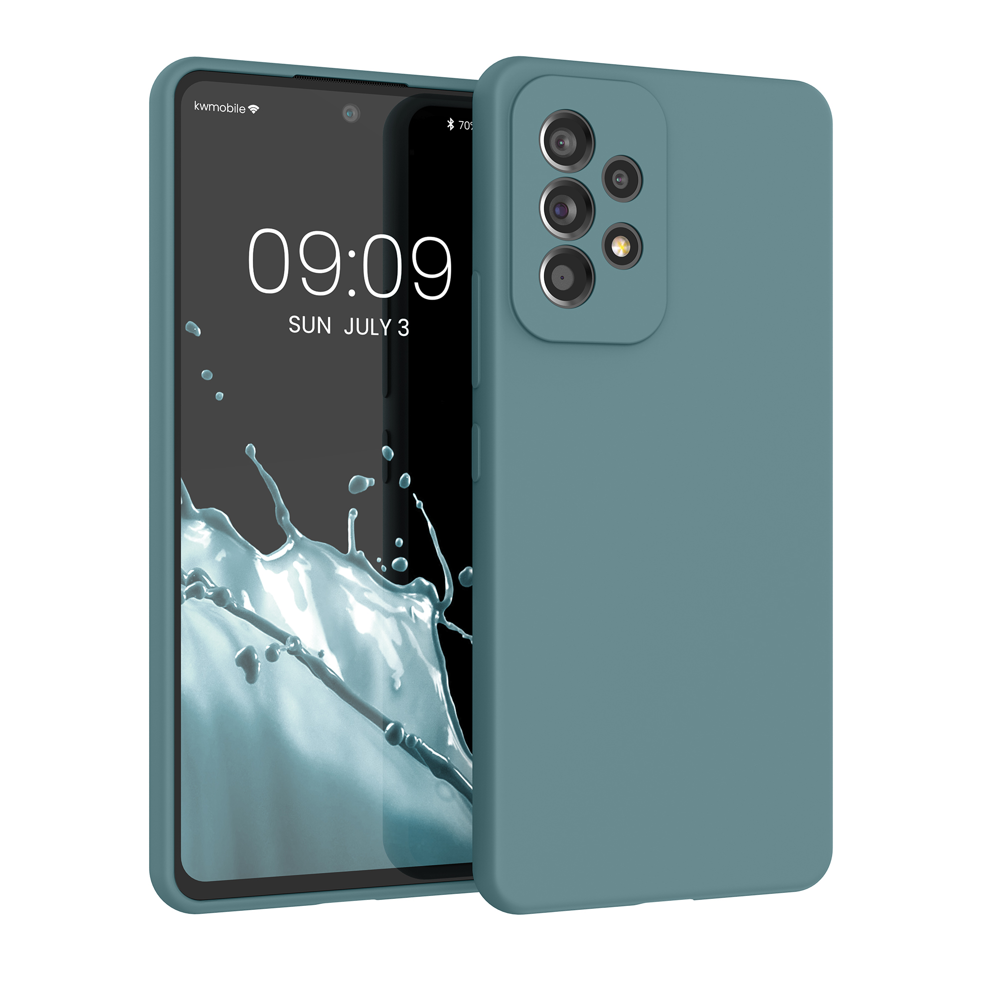 Kryt na mobil Samsung Galaxy A53 5G kwmobile TPU Arktická noc