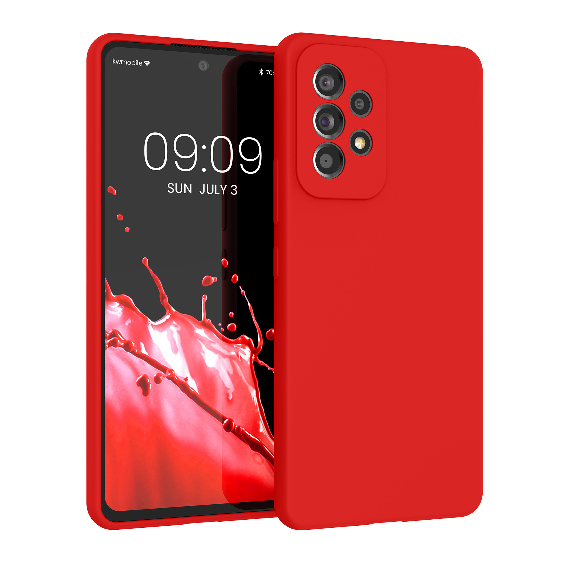 Kryt na mobil Samsung Galaxy A53 5G kwmobile TPU Klasická červená