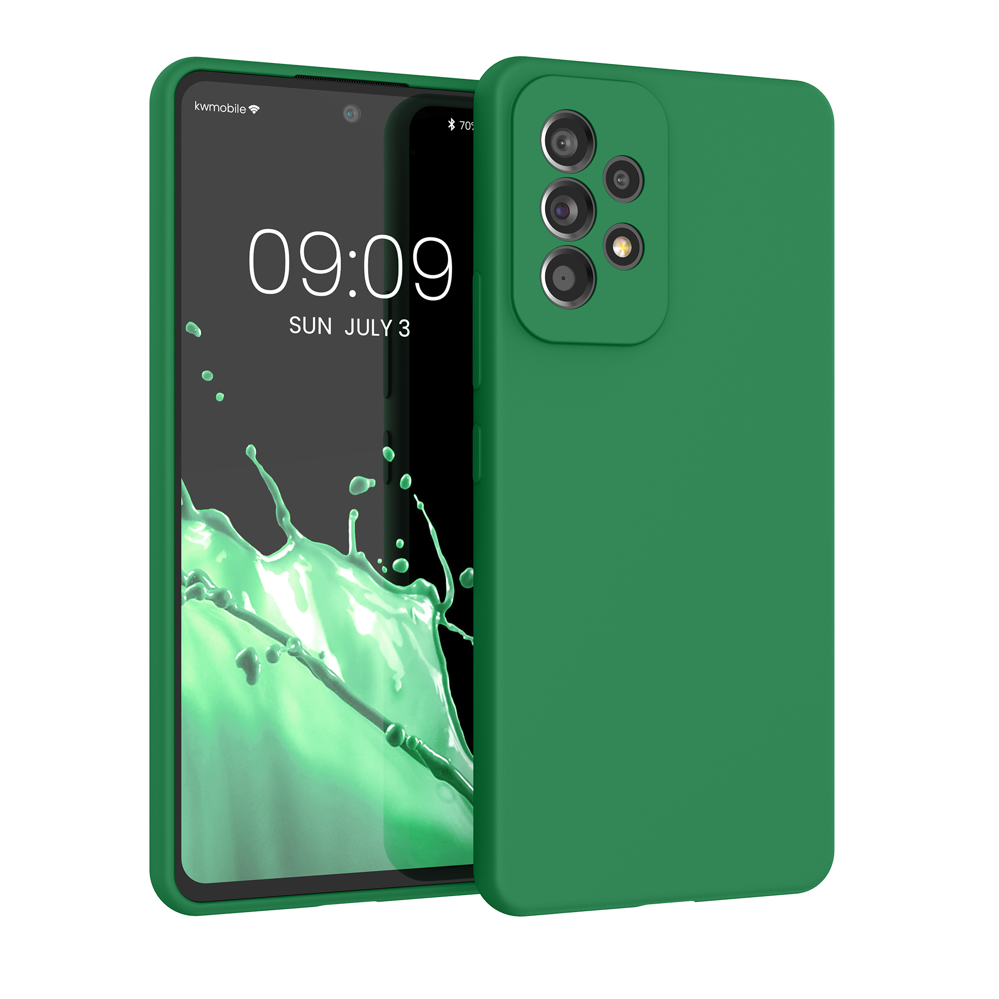 Kryt na mobil Samsung Galaxy A53 5G kwmobile TPU Pixie zelená