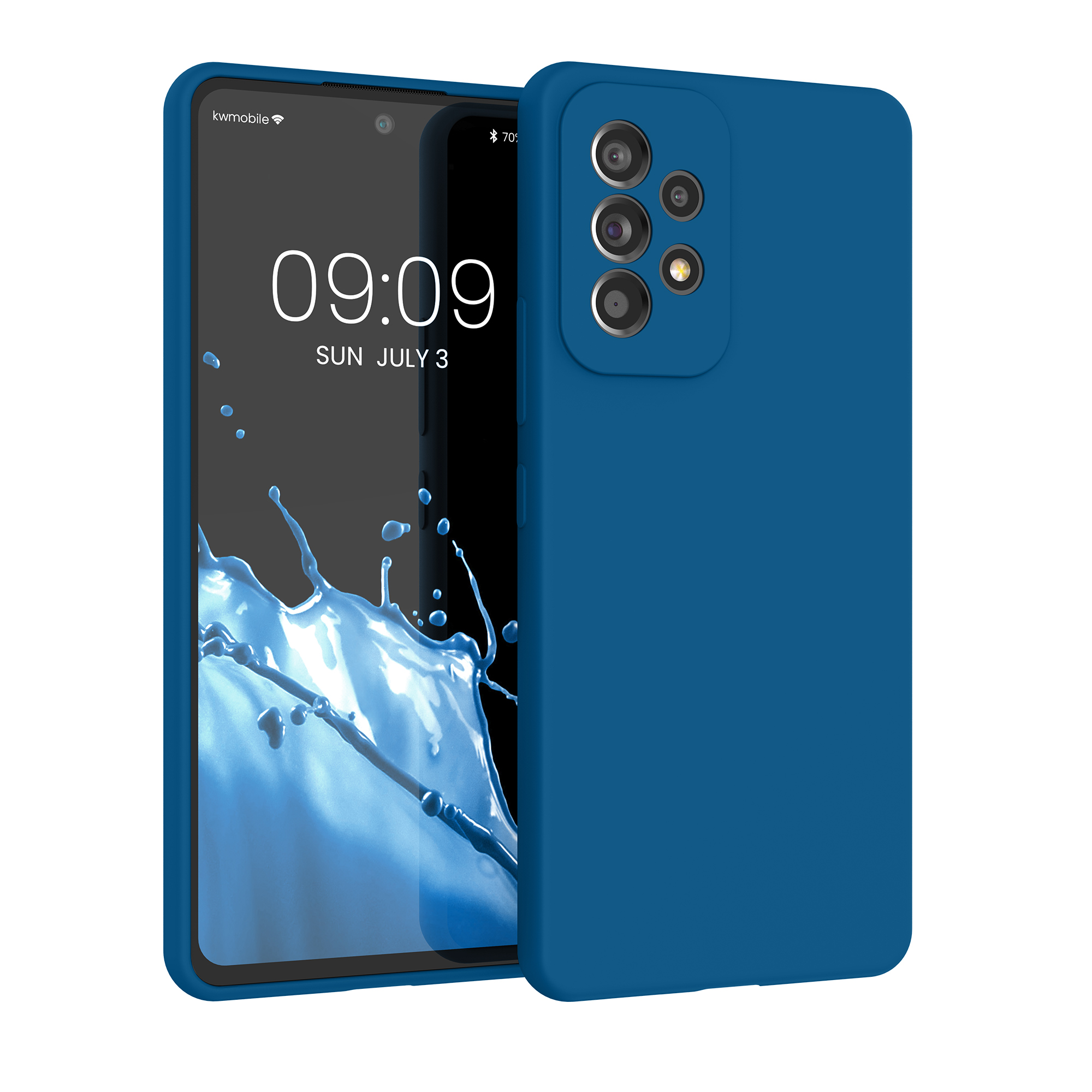 Kryt na mobil Samsung Galaxy A53 5G kwmobile TPU Modrý útes