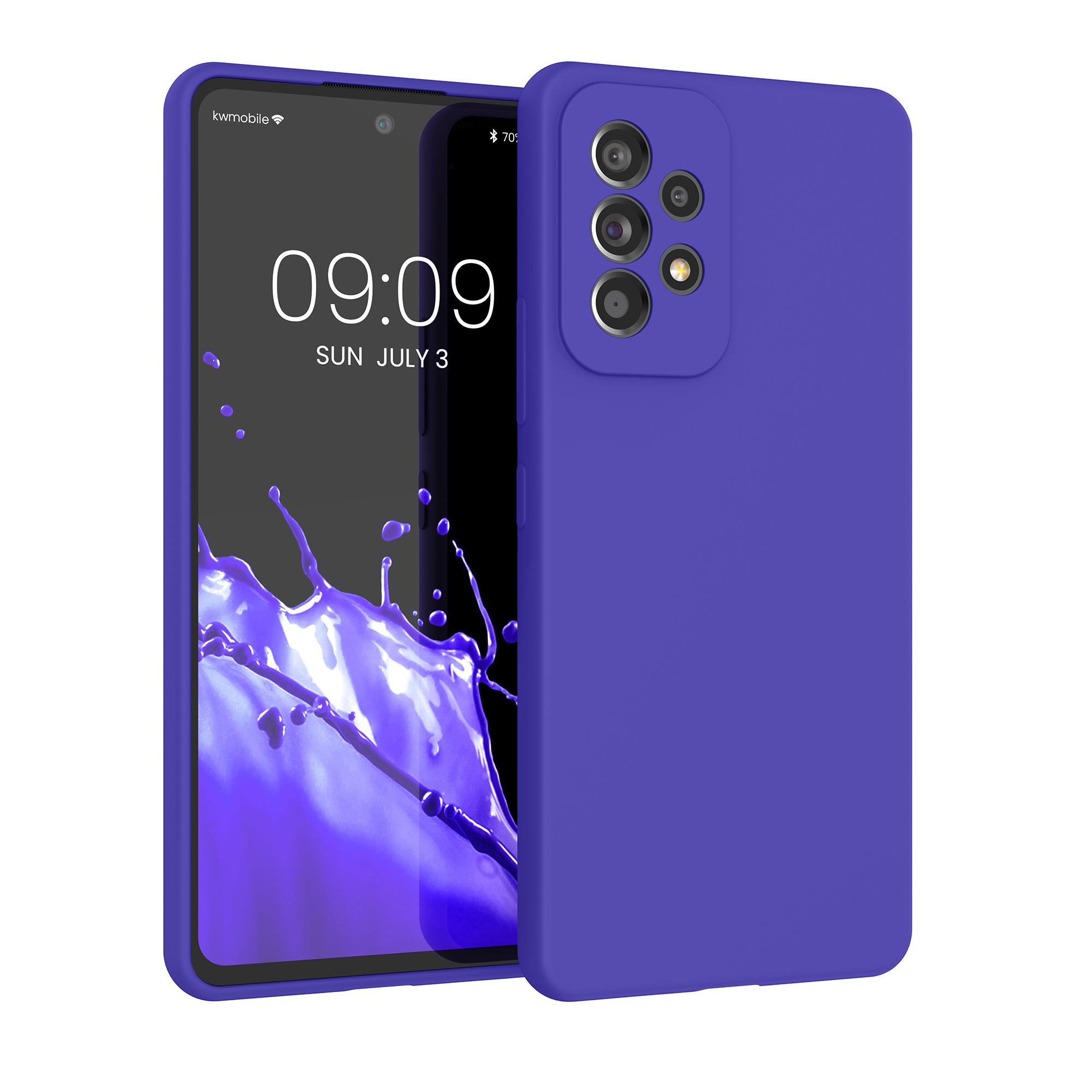 Kryt na mobil Samsung Galaxy A53 5G kwmobile TPU Modrá fialová