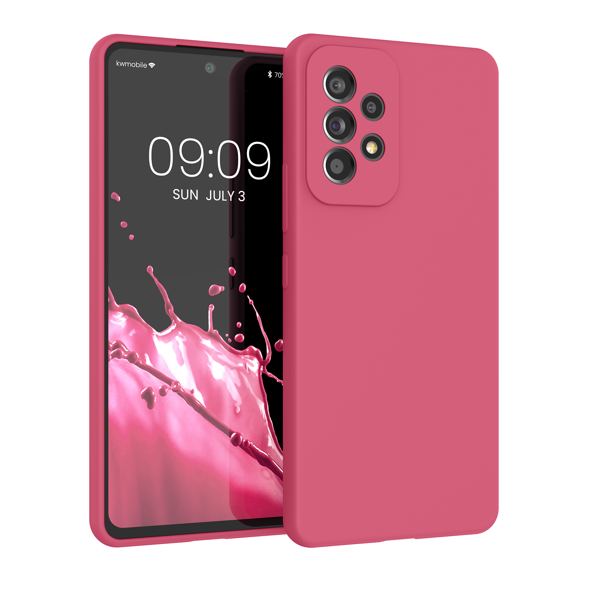 Kryt na mobil Samsung Galaxy A53 5G kwmobile TPU Skvělá růžová
