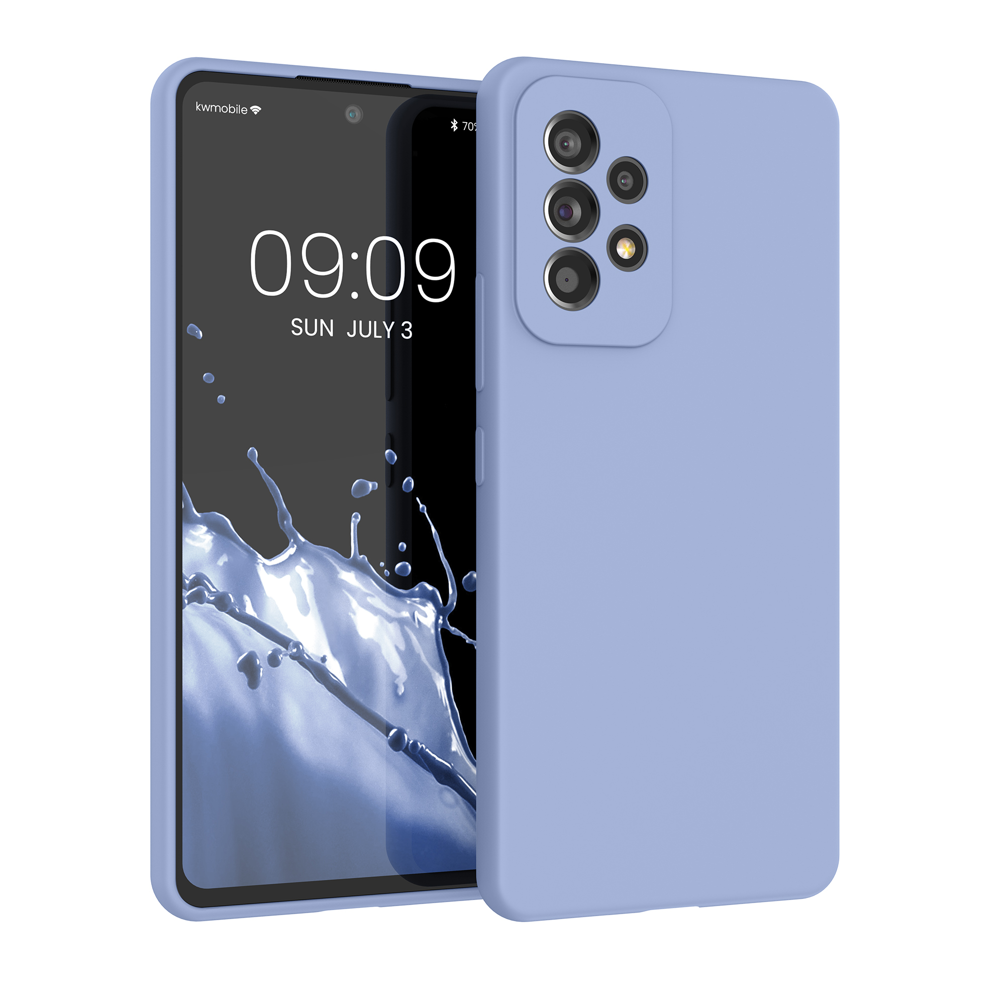 Kryt na mobil Samsung Galaxy A53 5G kwmobile TPU Light Blue Matte