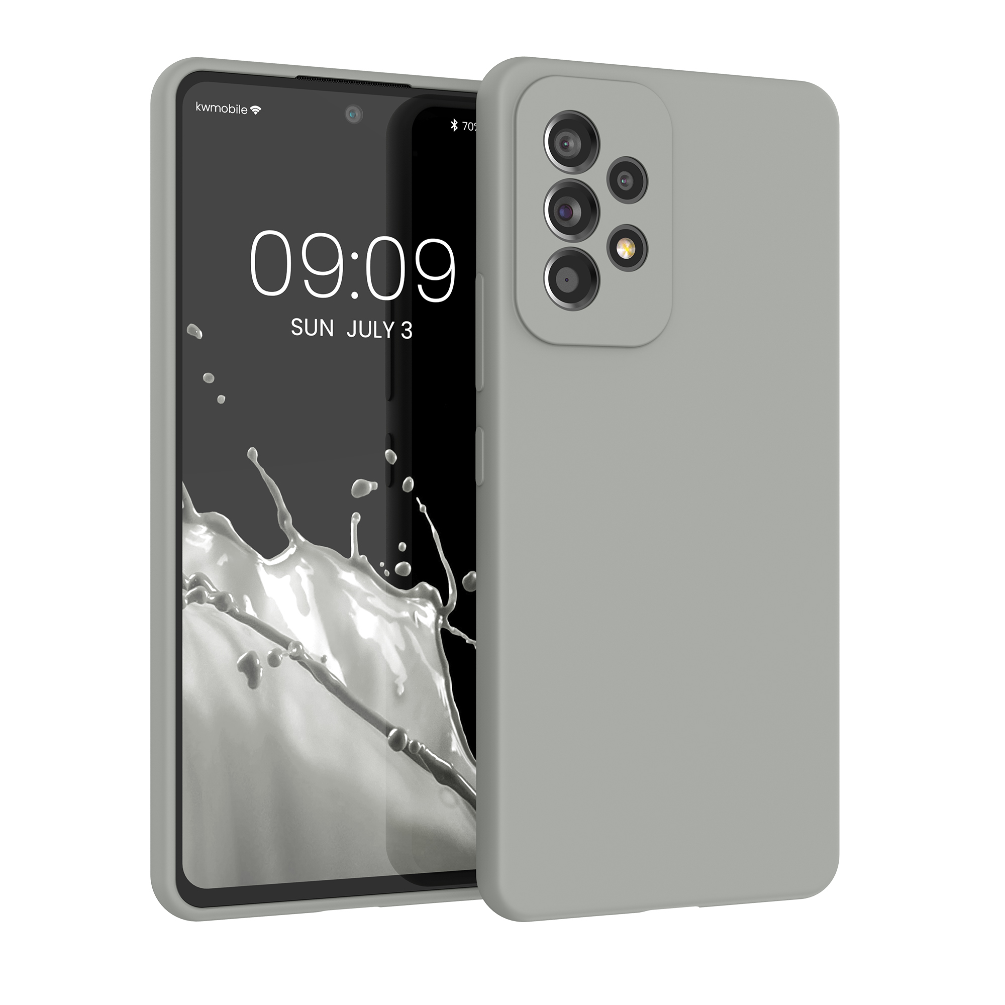 Kryt na mobil Samsung Galaxy A53 5G kwmobile TPU Šedá