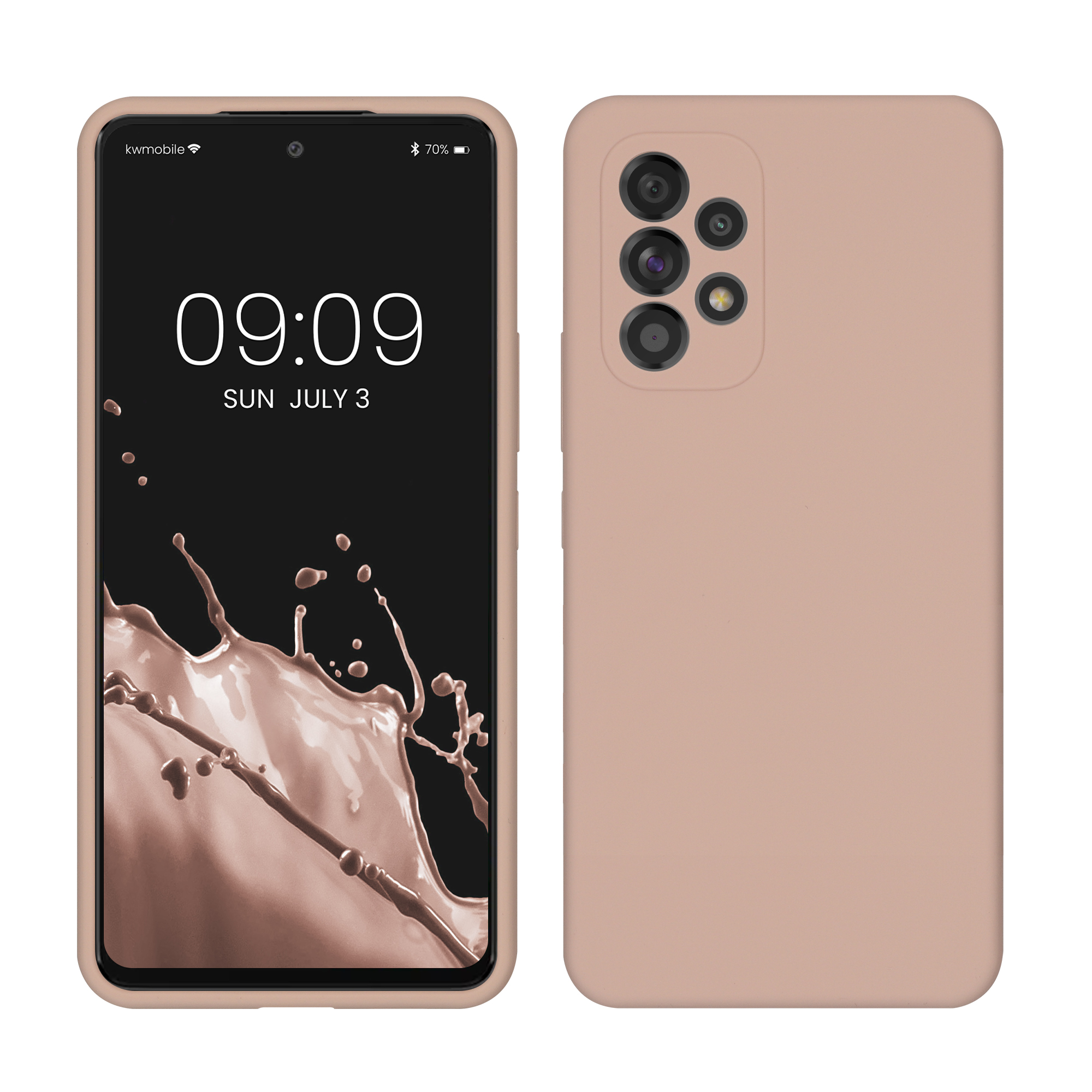 Kryt na mobil Samsung Galaxy A53 5G kwmobile TPU Starorůžová