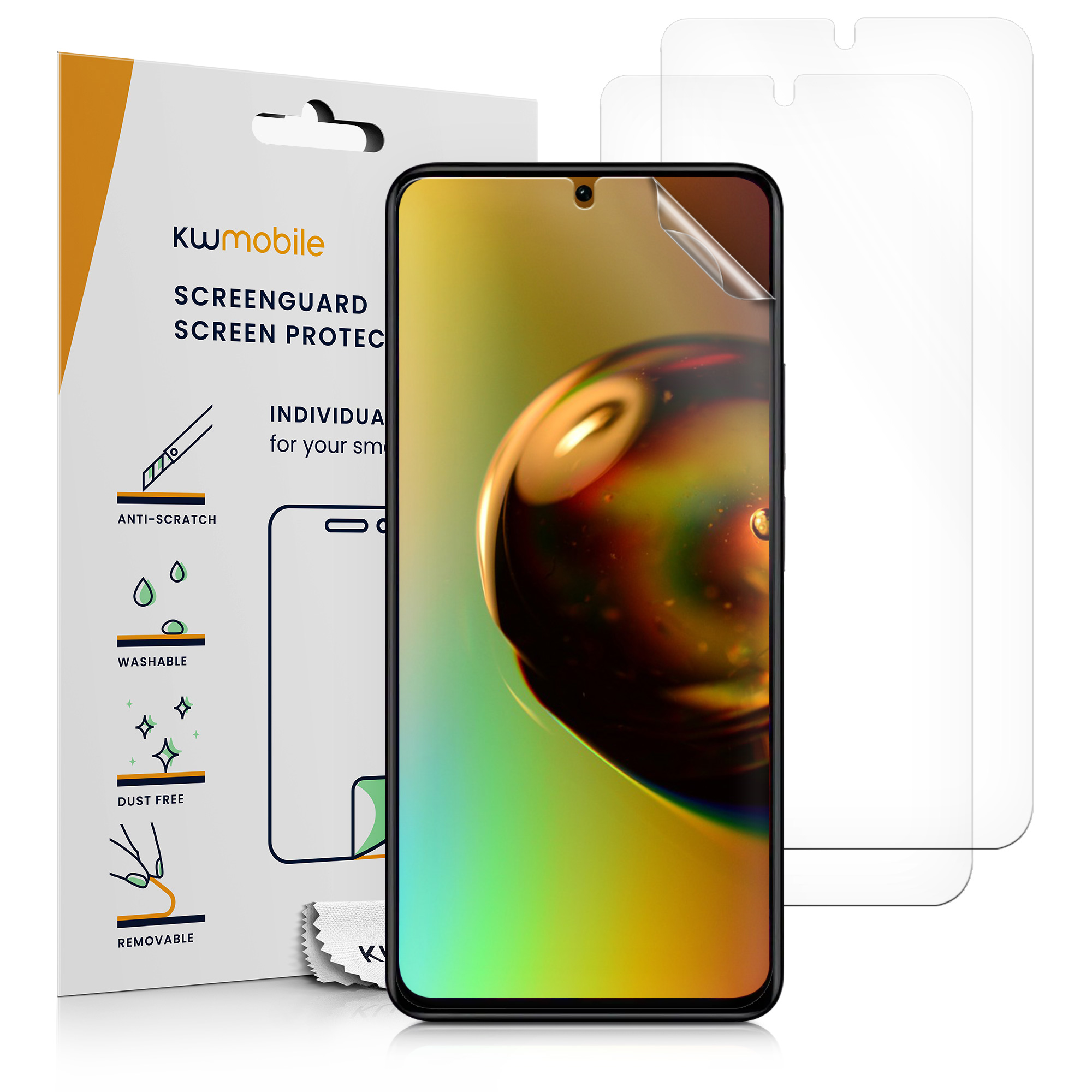 Ochranná fólie Xiaomi Redmi Note 11 matná kwmobile sada 3 ks