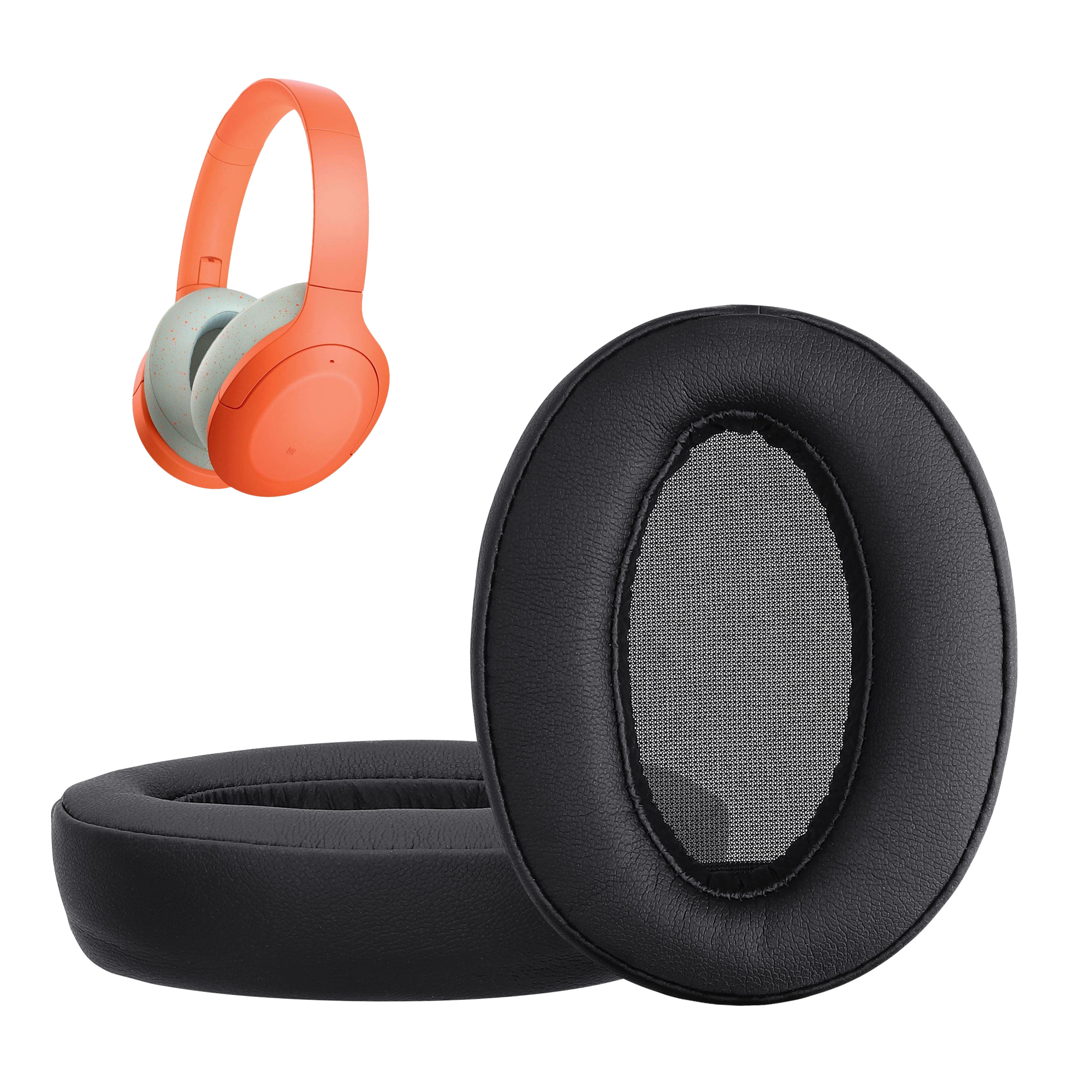 Náhradní náušníky kwmobile pro Sony WH-H910N, černá, 2 ks
