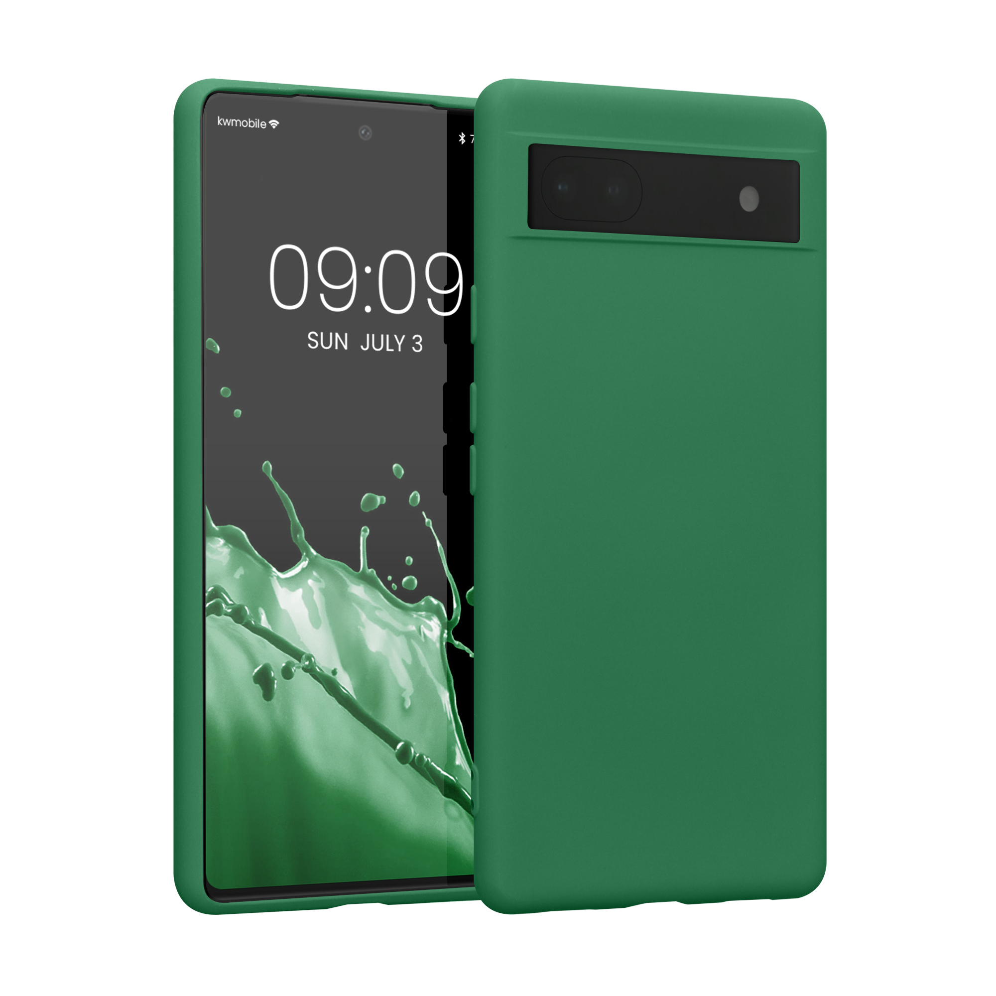 Pouzdro pro Google Pixel 6a kwmobile tenké ochranné silikonové - Pixie zelená
