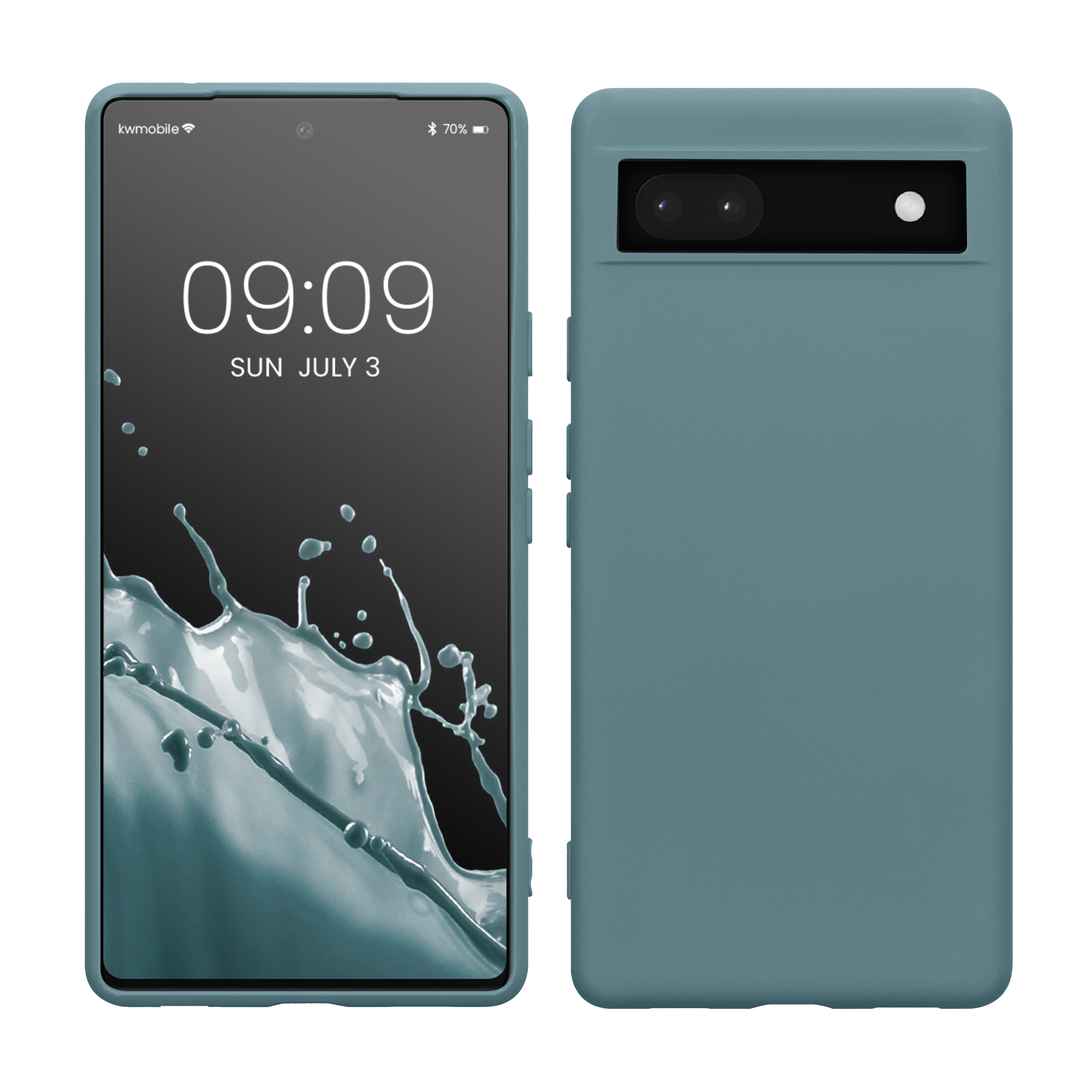 Pouzdro pro Google Pixel 6a kwmobile tenké ochranné silikonové - antický kámen