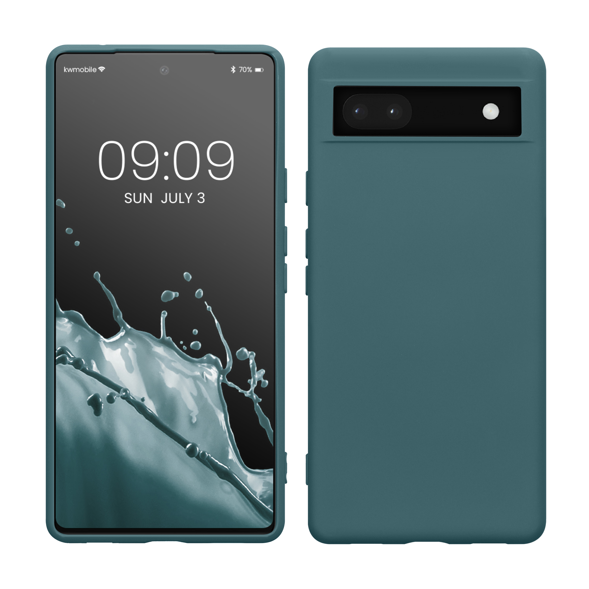 Pouzdro pro Google Pixel 6a kwmobile tenké ochranné silikonové - arktická noc