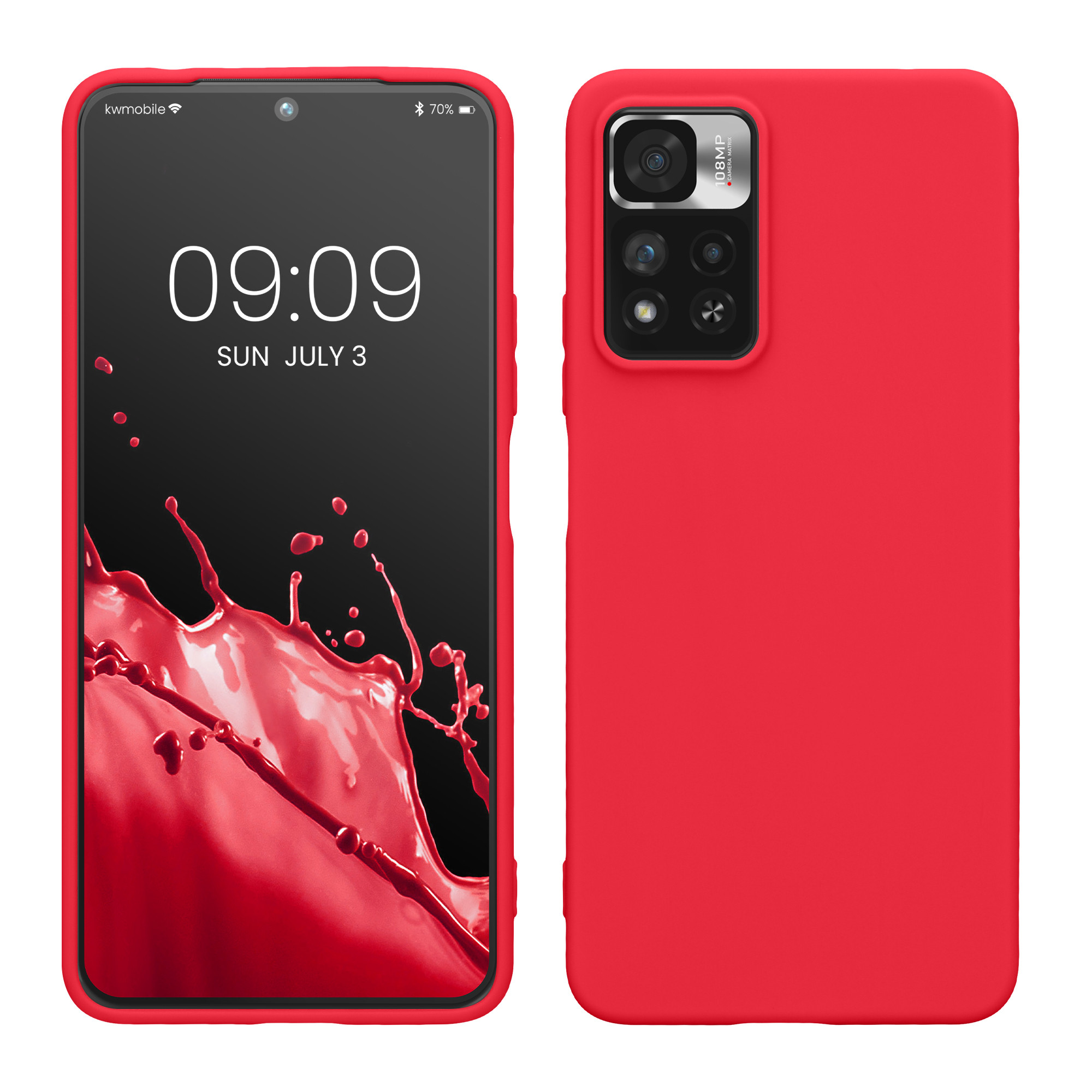 Kryt Xiaomi Redmi Note 11 Pro+ 5G silikonový TPU růžová kwmobile