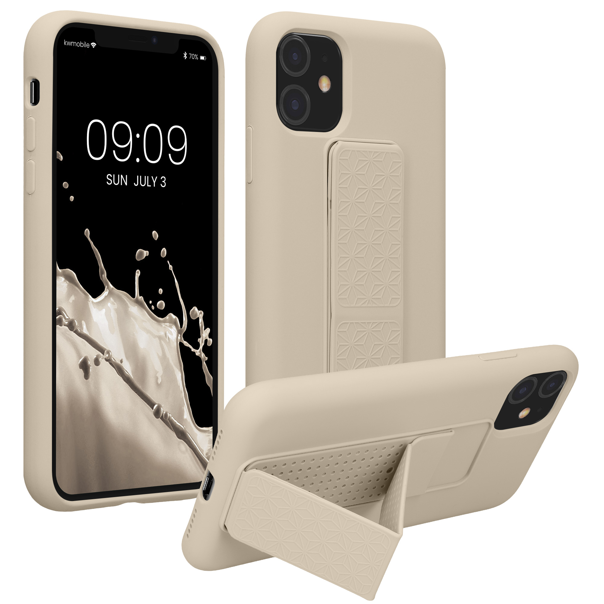 Kryt na mobil kwmobile iPhone 11 - poutko, krémová