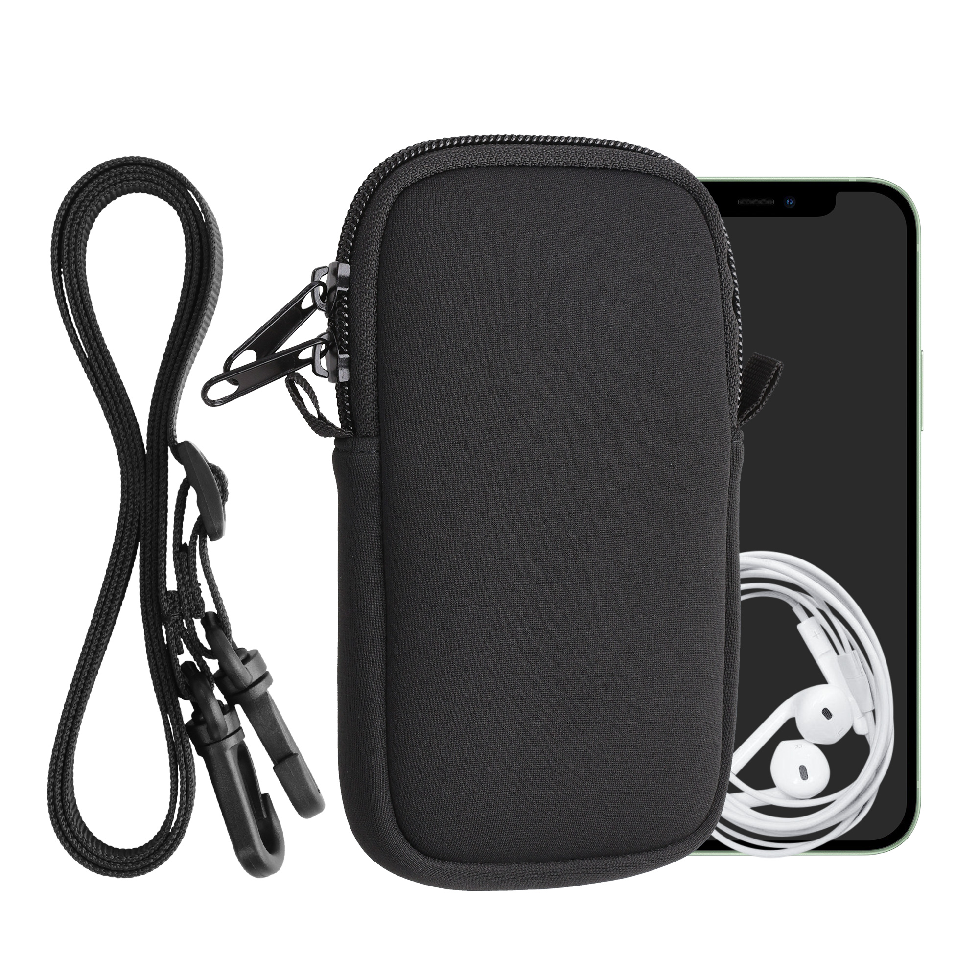 Řemínek kwmobile pro Neoprene Phone Bag M, černá