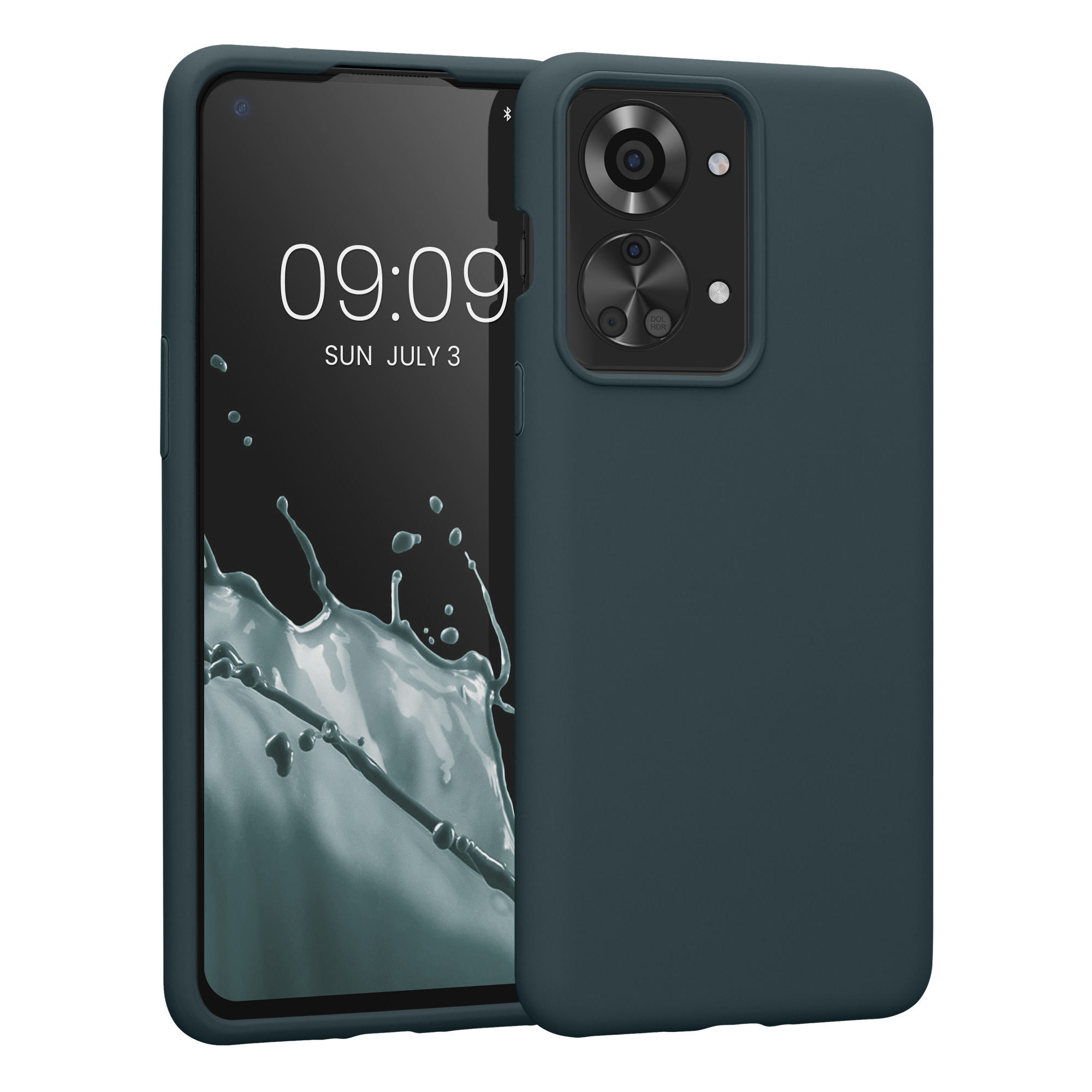 Kwmobile Silikonový kryt OnePlus Nord 2T 5G tmavě šedá
