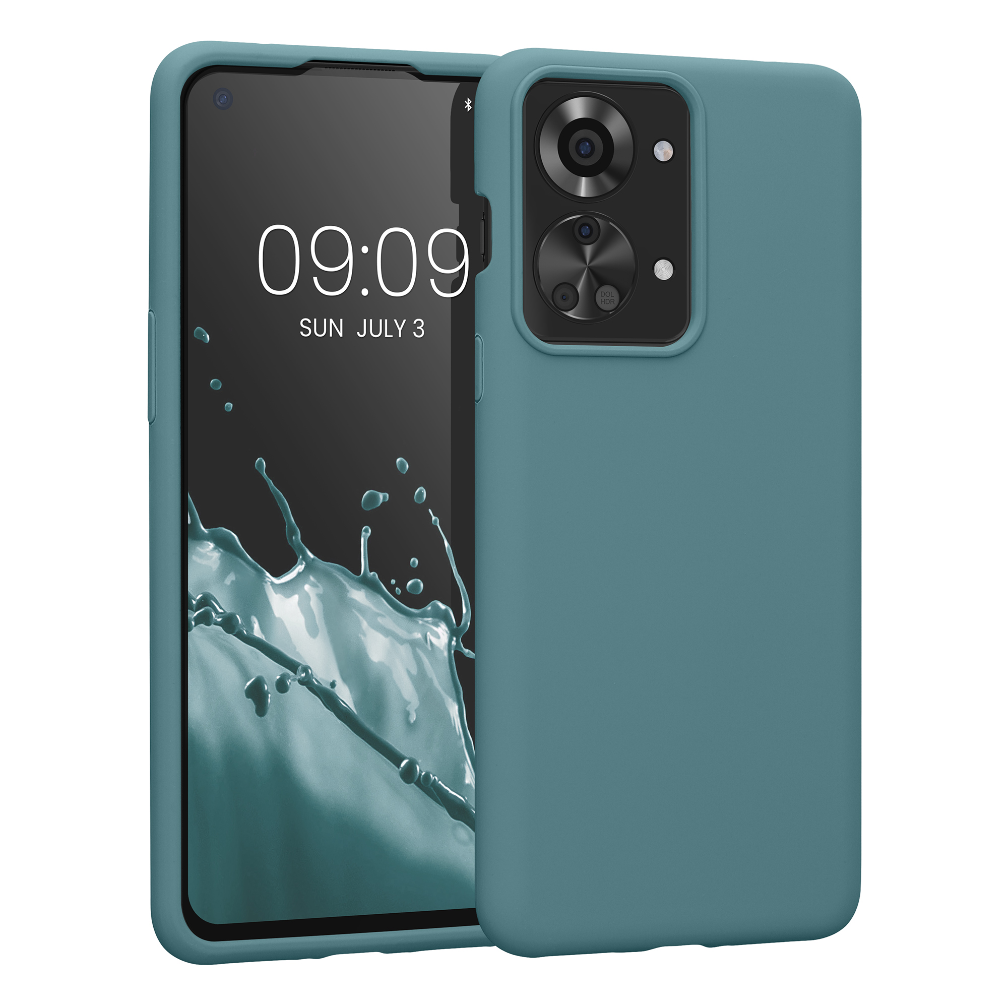 Kwmobile Silikonový kryt OnePlus Nord 2T 5G antik stone