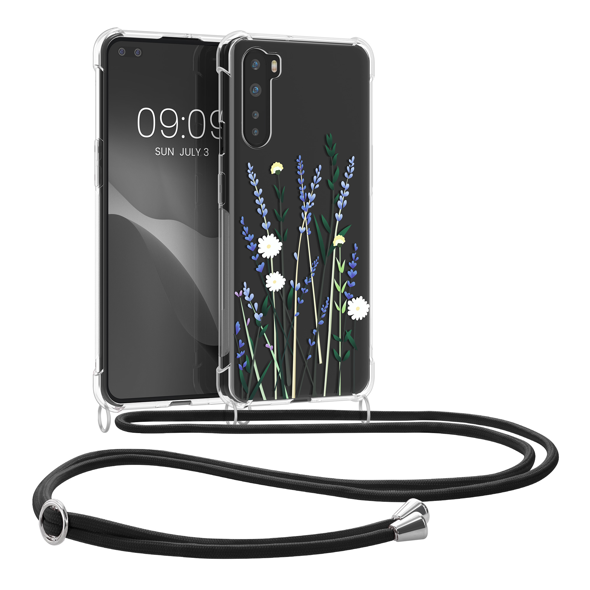 Kwmobile Crossbody pouzdro OnePlus Nord transparentní