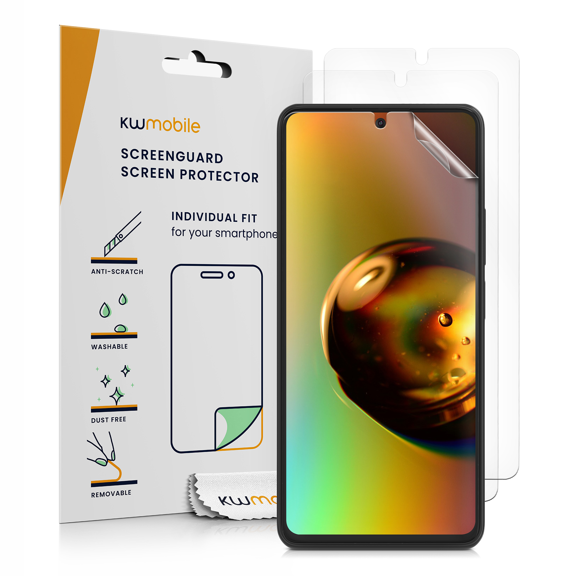 Ochranná fólie Xiaomi 11T / 11T Pro kwmobile 3ks čirá