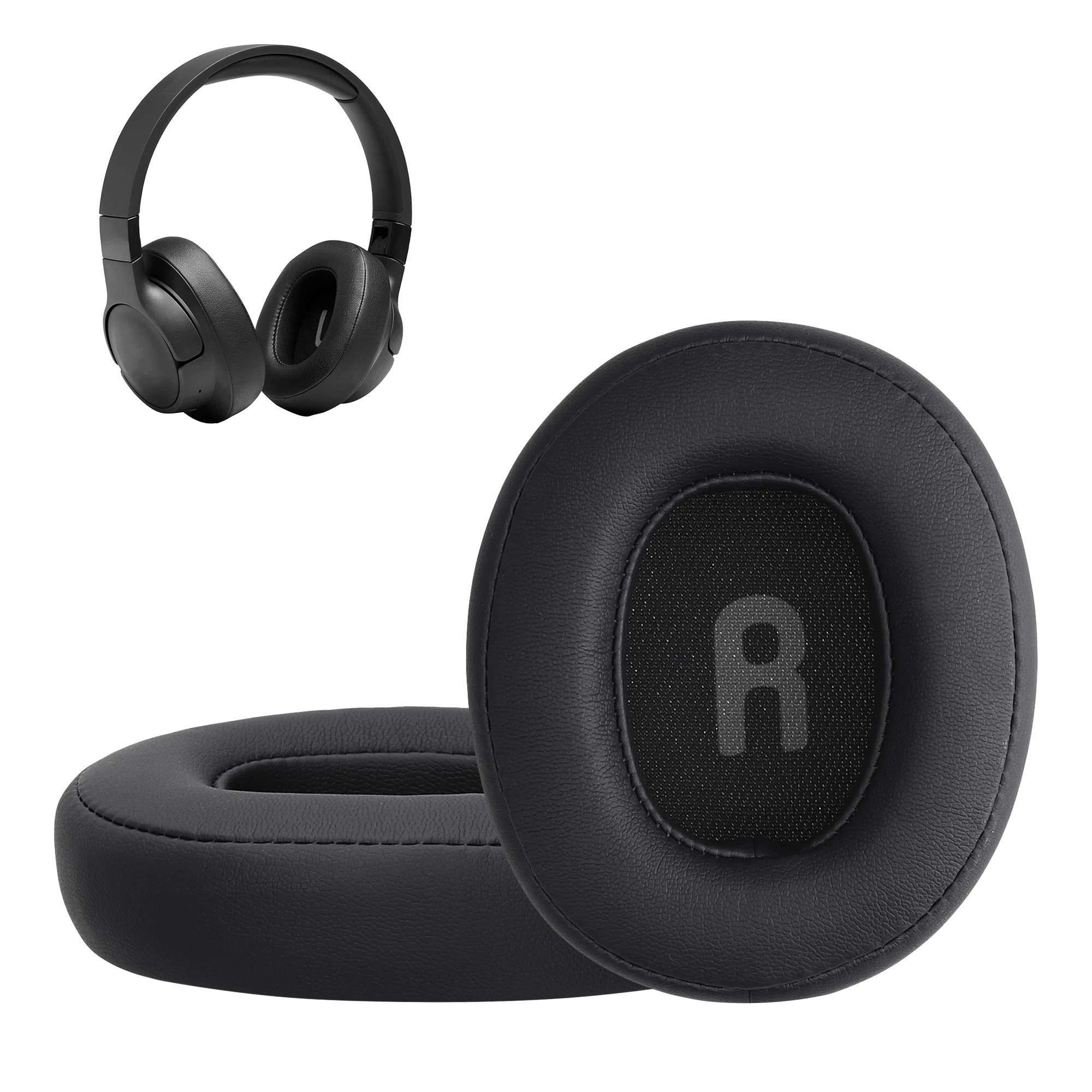 Náušníky kwmobile 2 ks pro JBL Tune 700BT / 700BTNC / 750BT / 750BTNC - černá