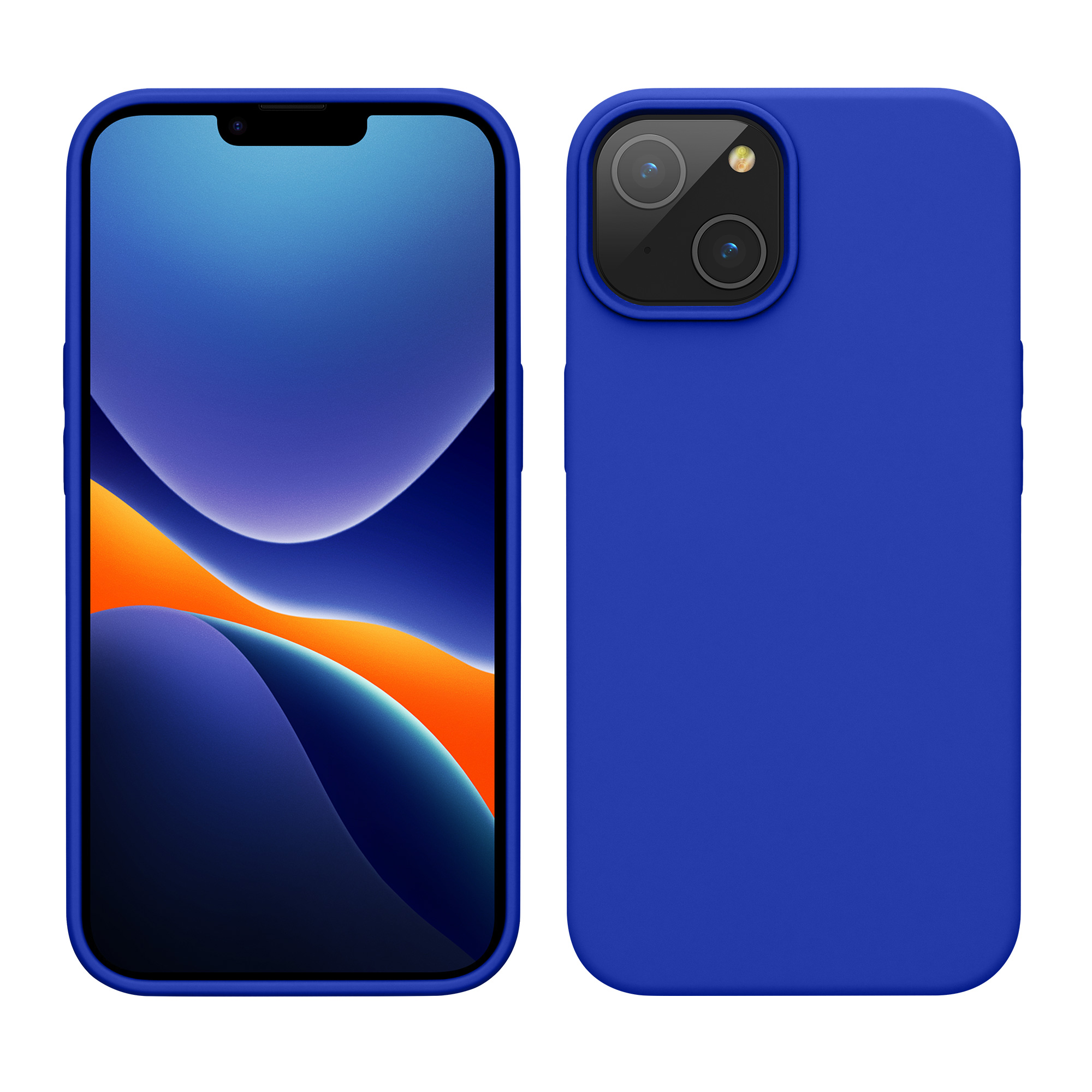 Kryt kwmobile slim iPhone 14 modrá