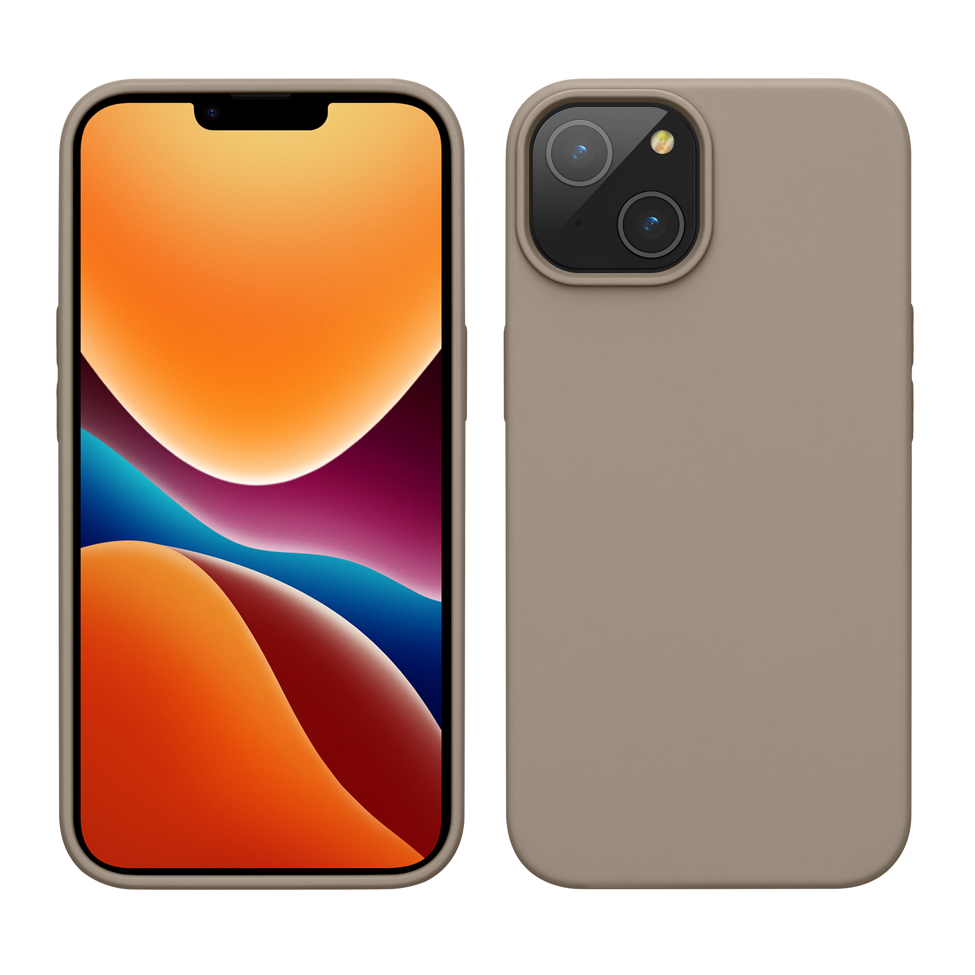 Kryt kwmobile slim iPhone 14 Taupe