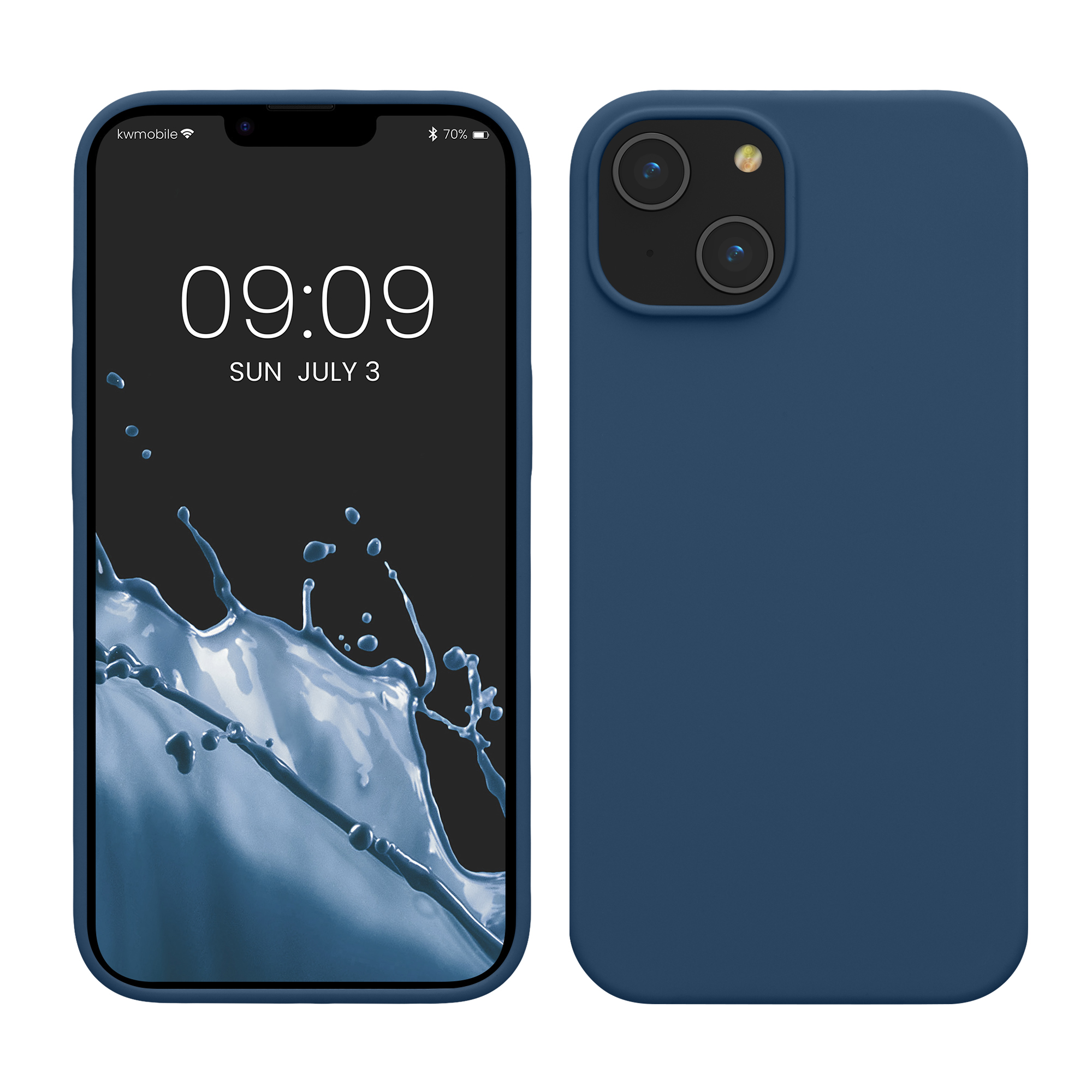 Kryt kwmobile slim iPhone 14 modrá