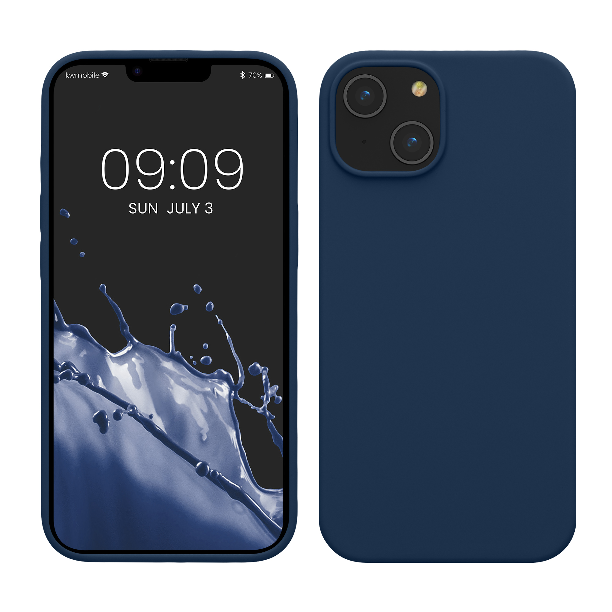 Kryt kwmobile slim iPhone 14 tmavě modrá
