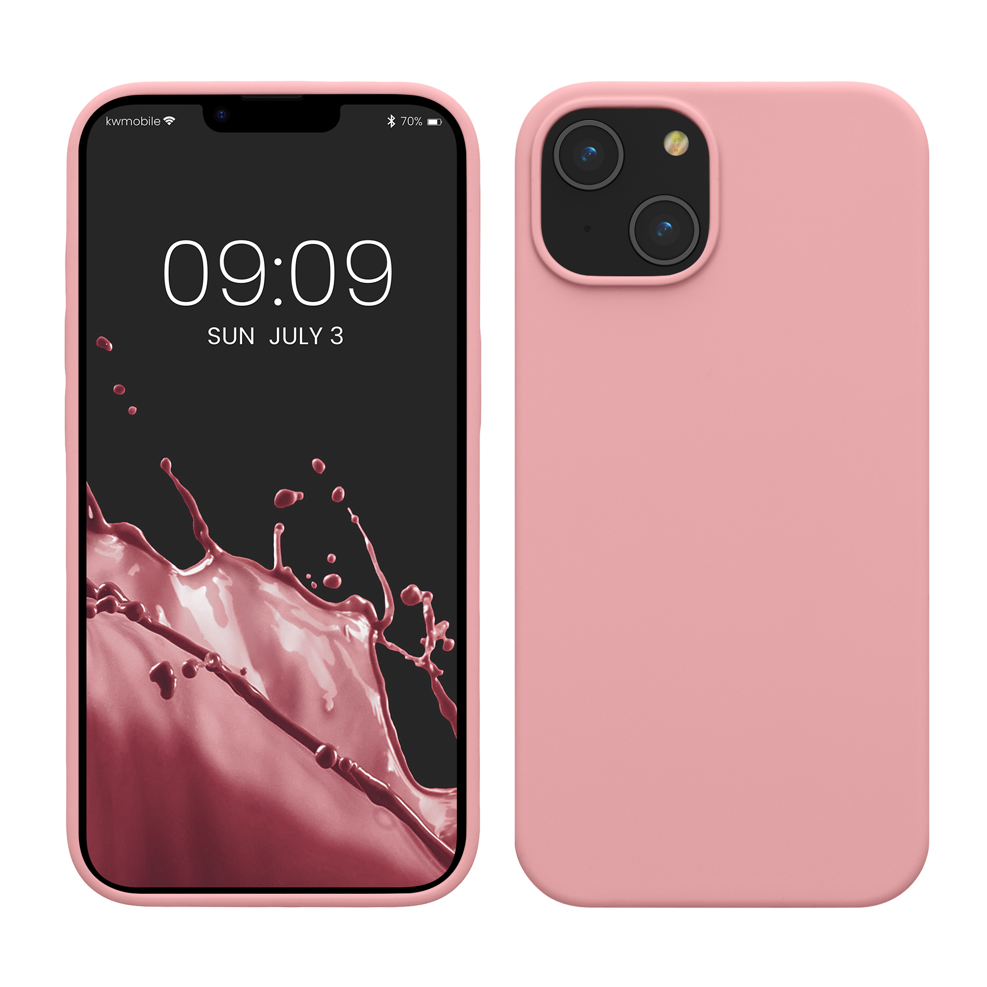 Kryt kwmobile slim iPhone 14 růžová