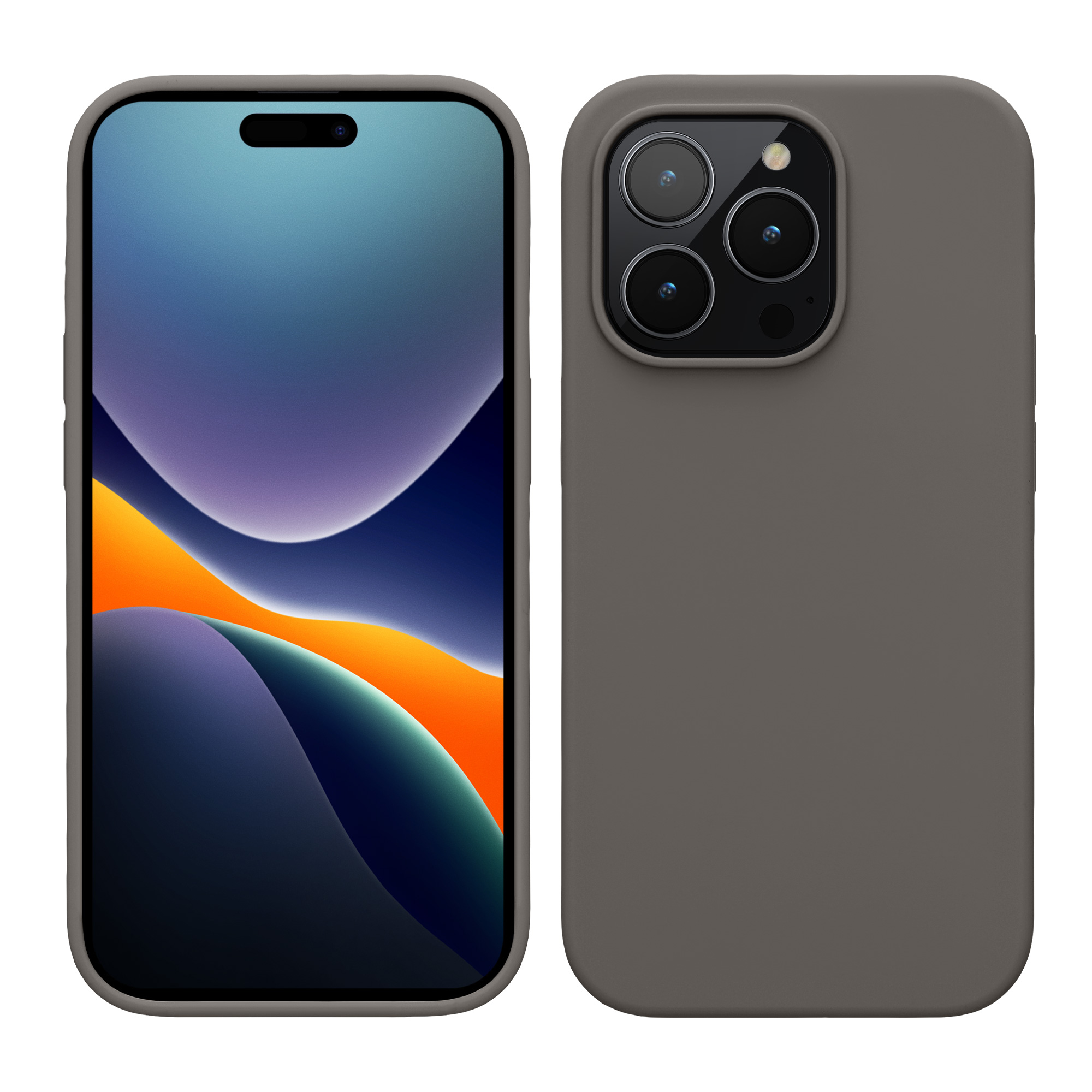 Kryt kwmobile slim iPhone 14 Pro Stone Dust