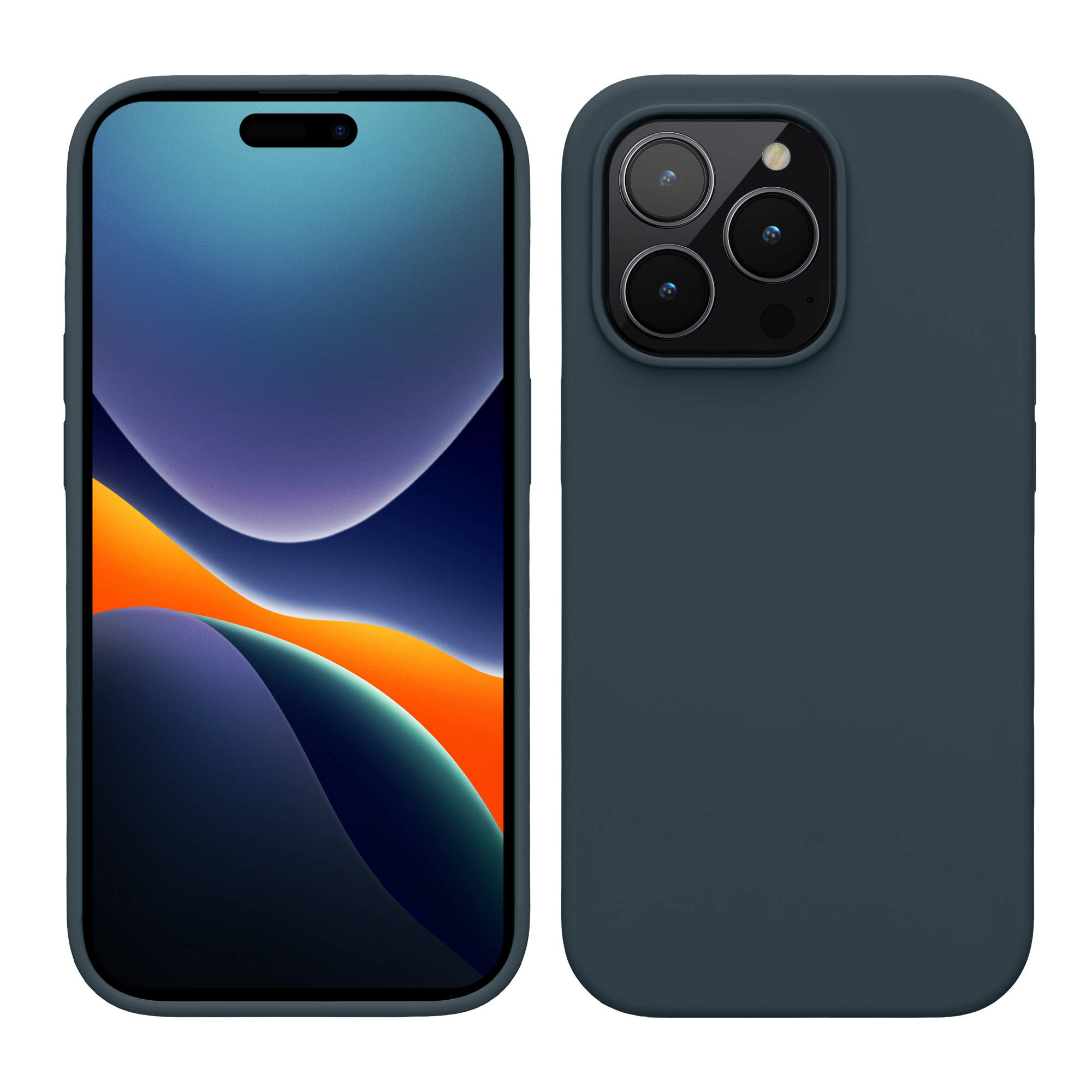 Kryt kwmobile slim iPhone 14 Pro tmavě šedá