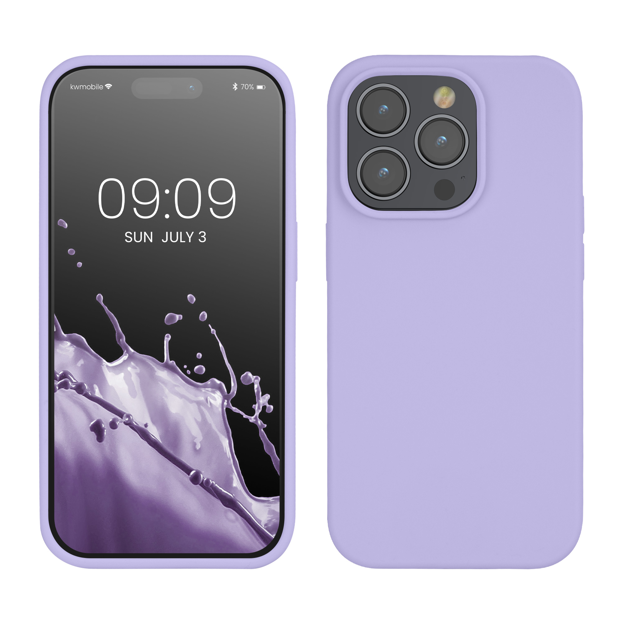 Kryt kwmobile slim iPhone 14 Pro levandulová