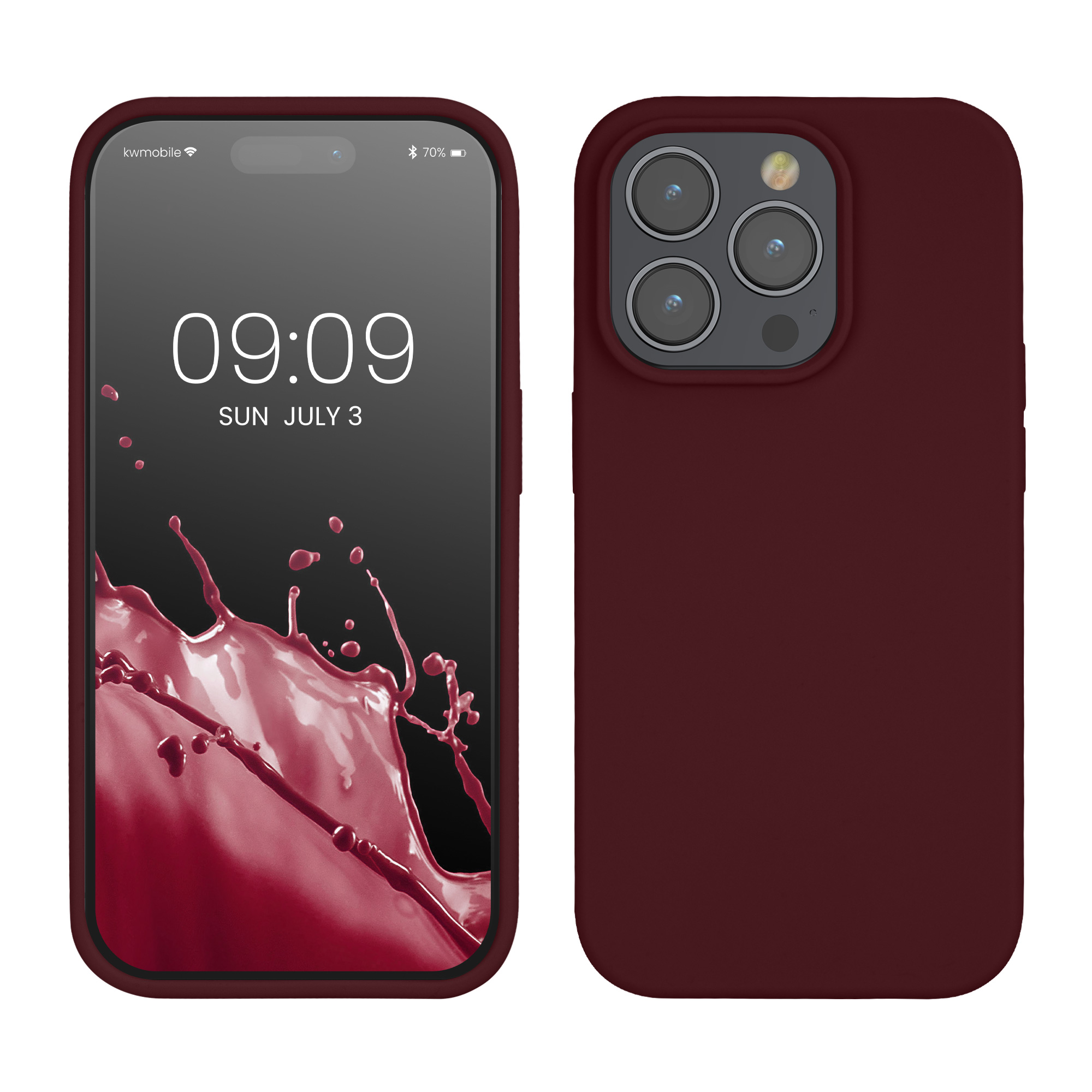 Kryt kwmobile slim iPhone 14 Pro vínově fialová