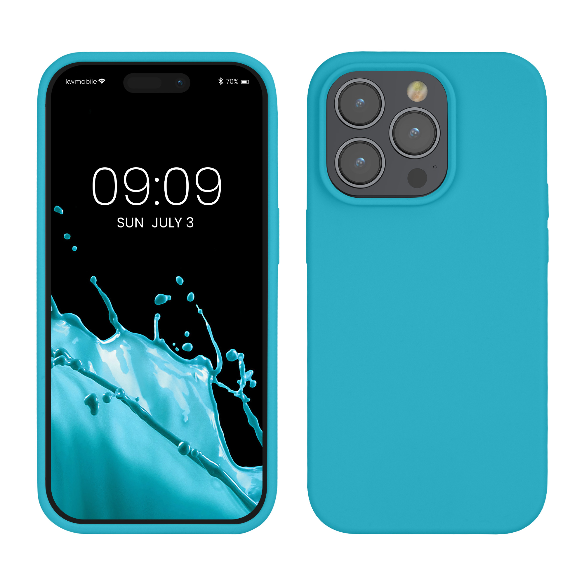 Kryt kwmobile slim iPhone 14 Pro Cool Glacier