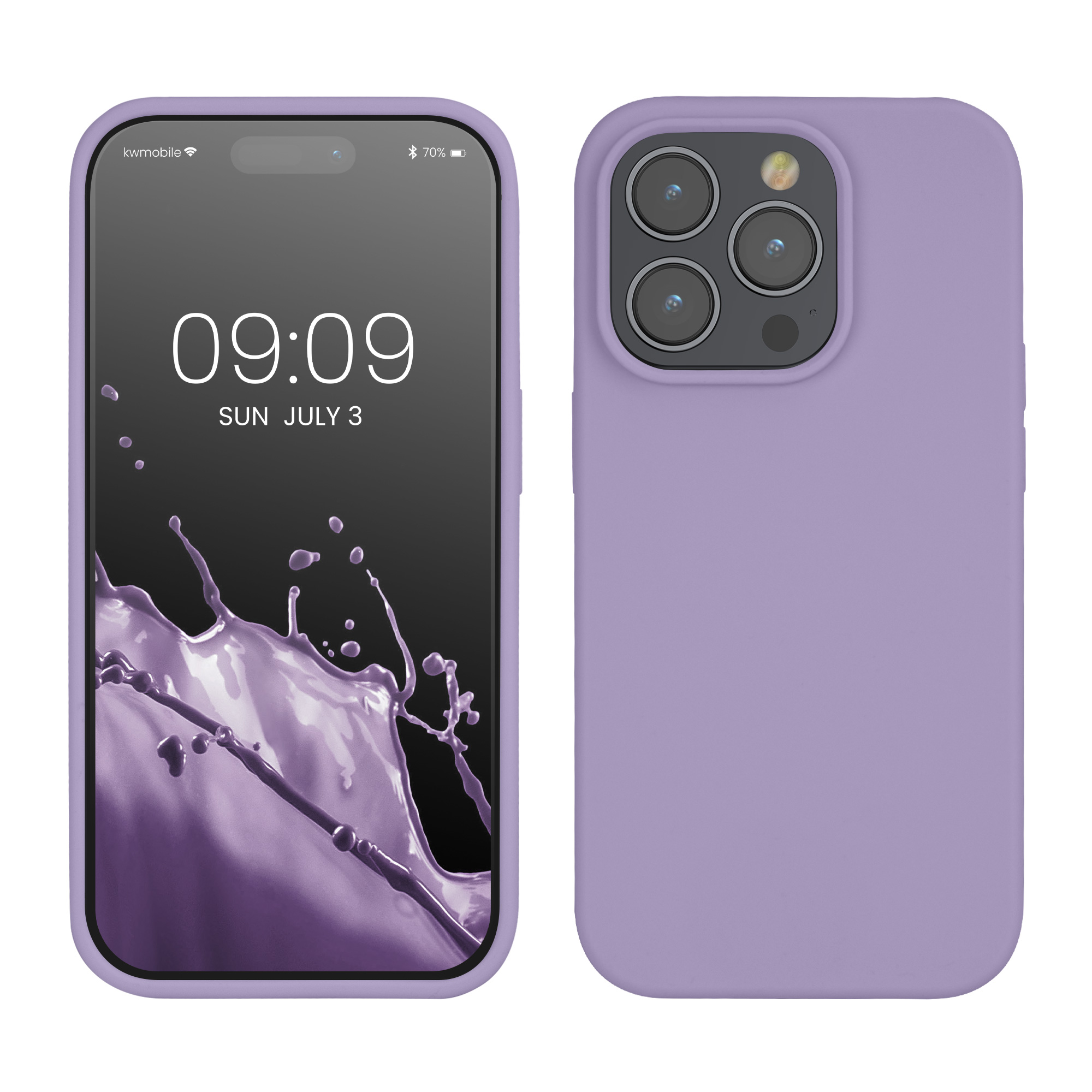 Kryt kwmobile slim iPhone 14 Pro fialová