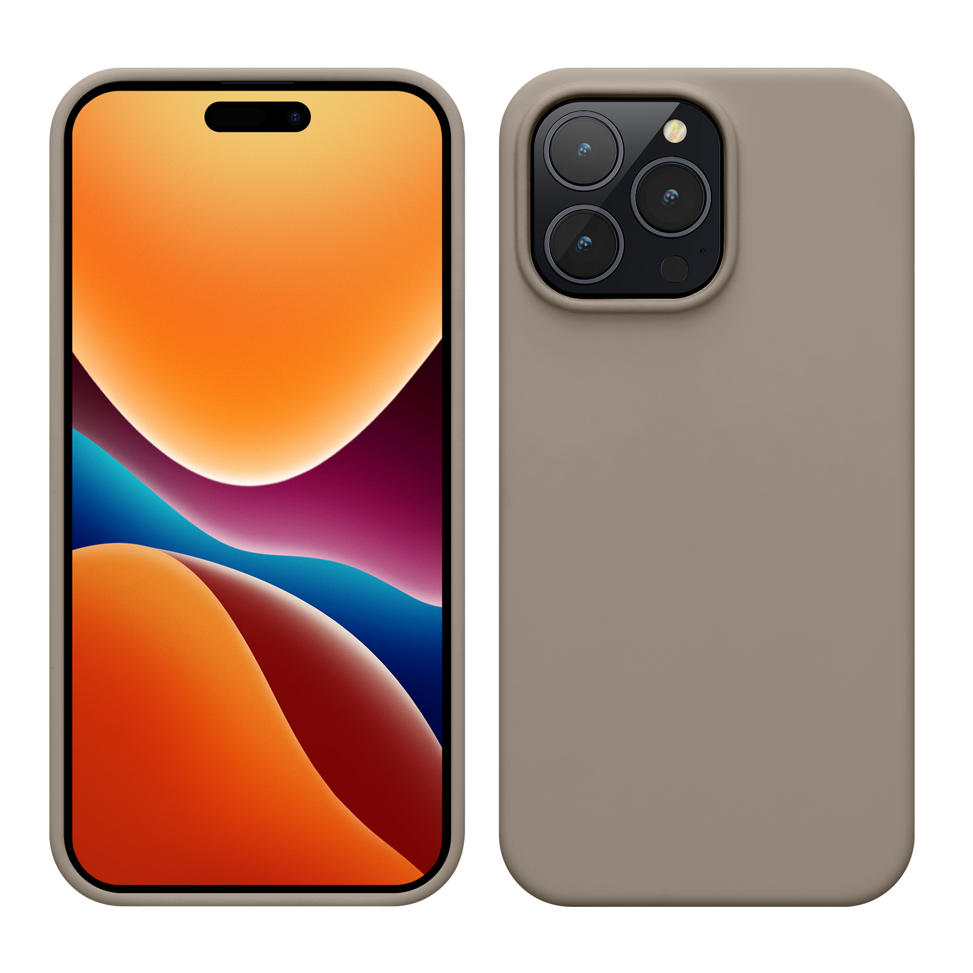 Kryt kwmobile slim iPhone 14 Pro Max Stone Dust