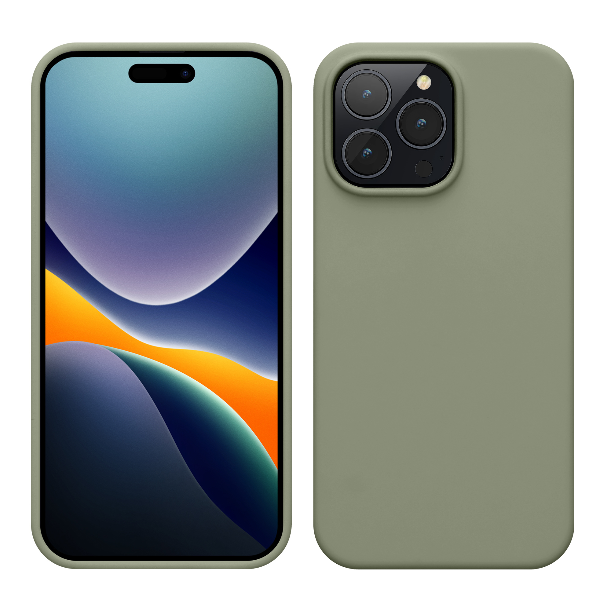 Kryt kwmobile slim iPhone 14 Pro Max zelená
