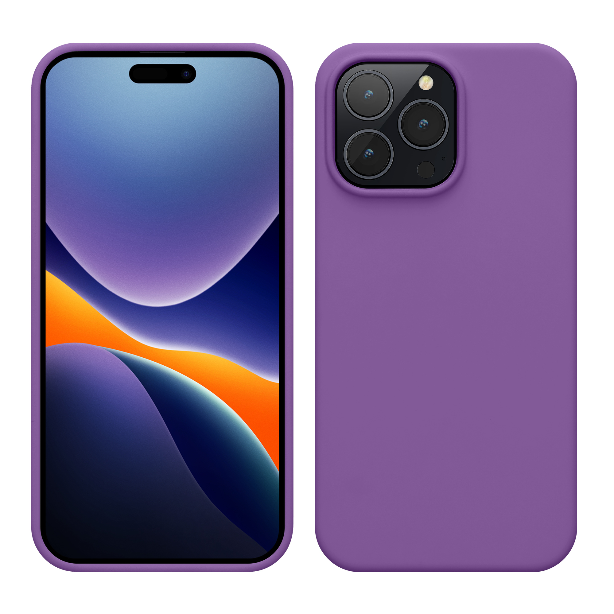 Kryt kwmobile slim iPhone 14 Pro Max fialová