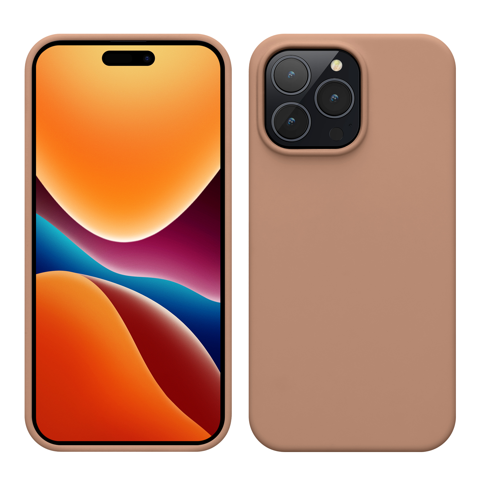 Kryt kwmobile slim iPhone 14 Pro Max Cappuccino