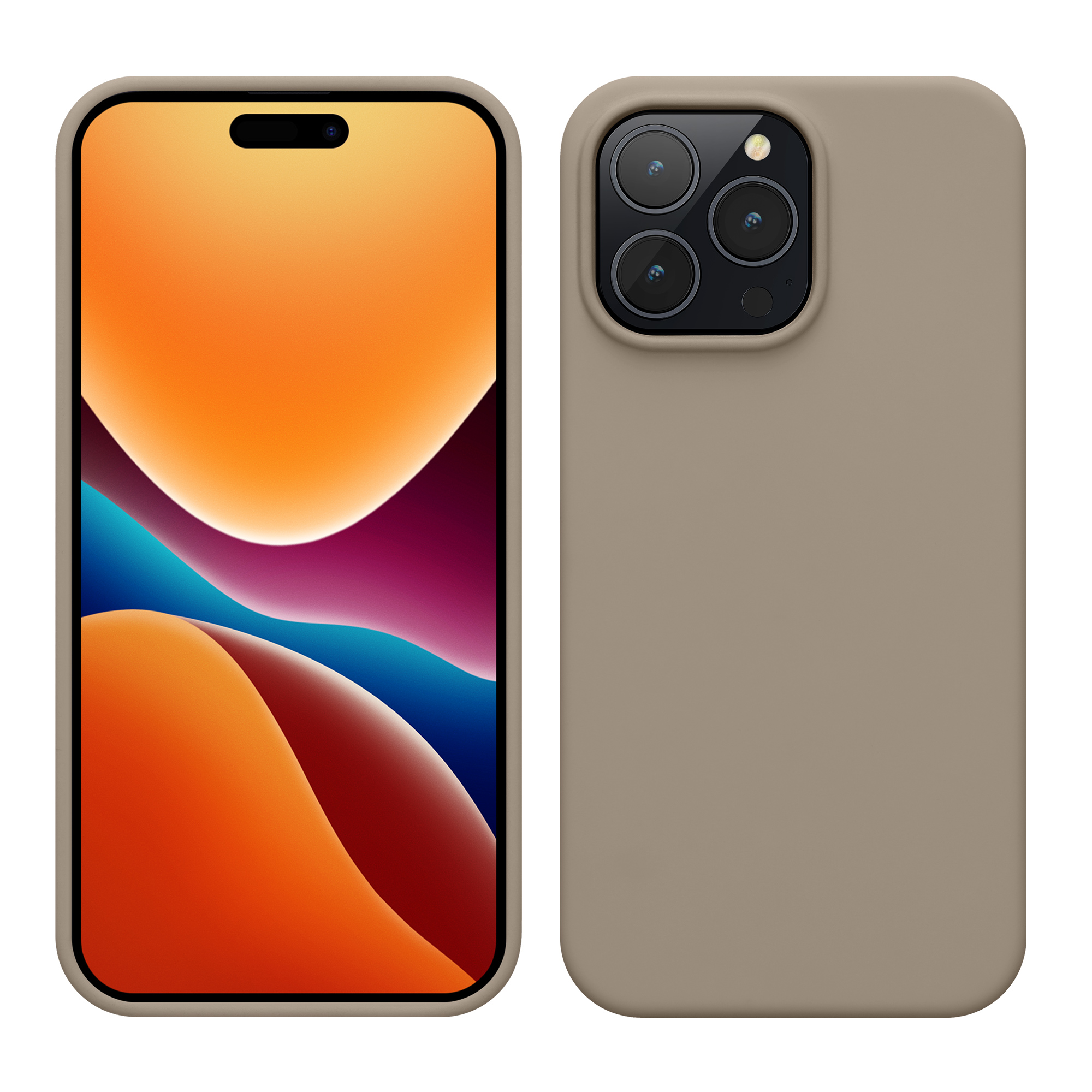 Kryt kwmobile slim iPhone 14 Pro Max Taupe