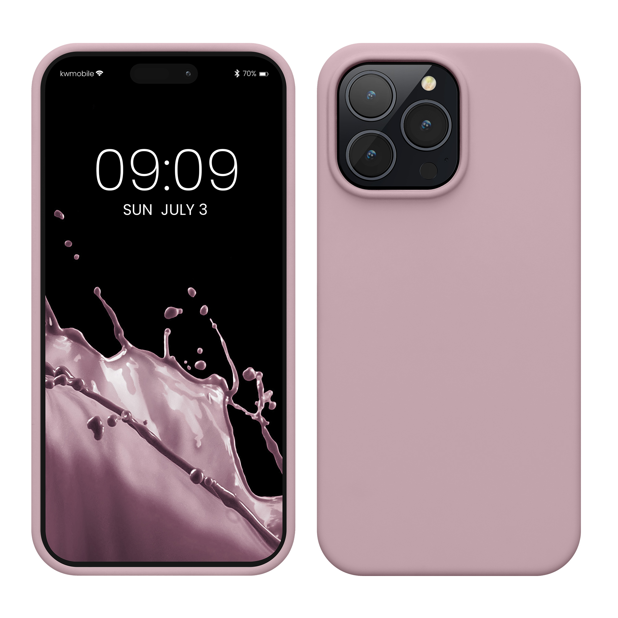 Kryt kwmobile slim iPhone 14 Pro Max Mauve