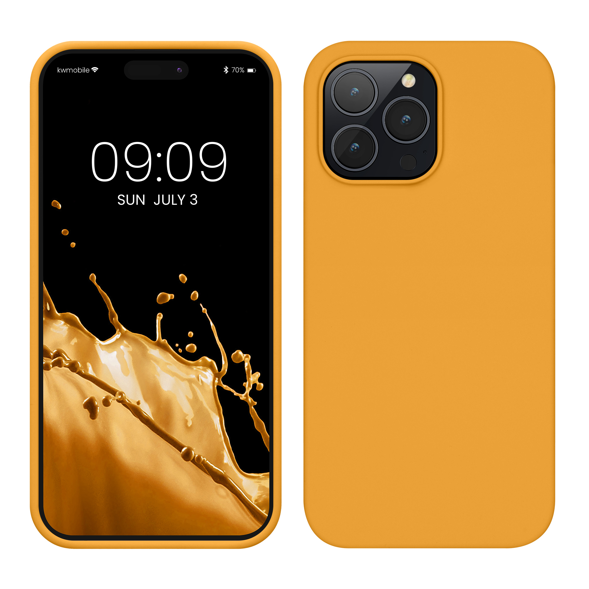 Kryt kwmobile slim iPhone 14 Pro Max Mango