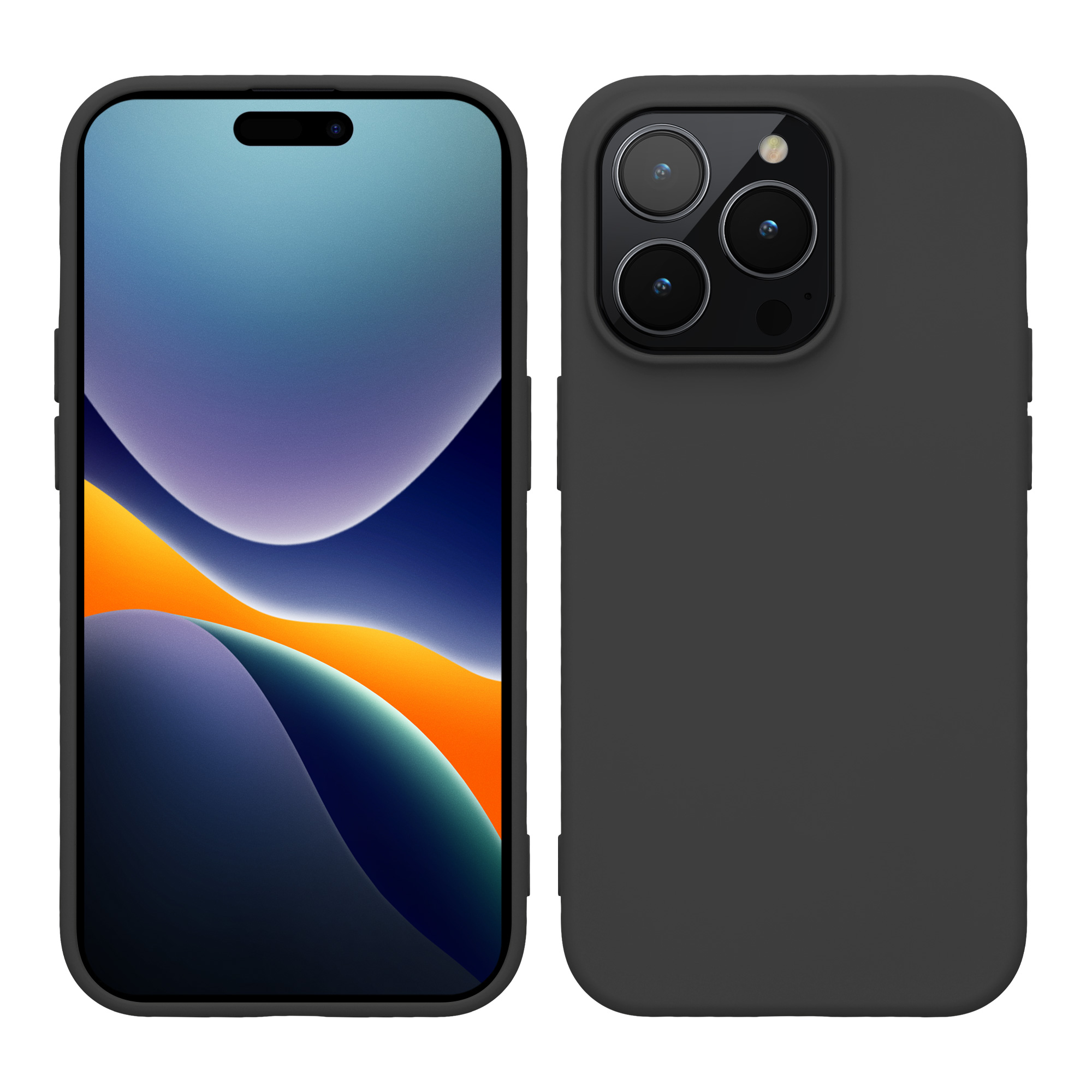 Nabíječka kwmobile slim iPhone 14 Pro matná černá