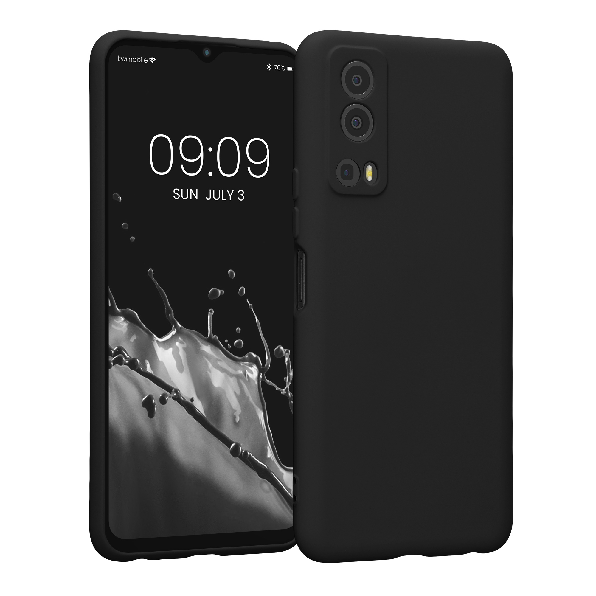 Kryt kwmobile pro Vivo Y72 5G / Y52 5G - černá