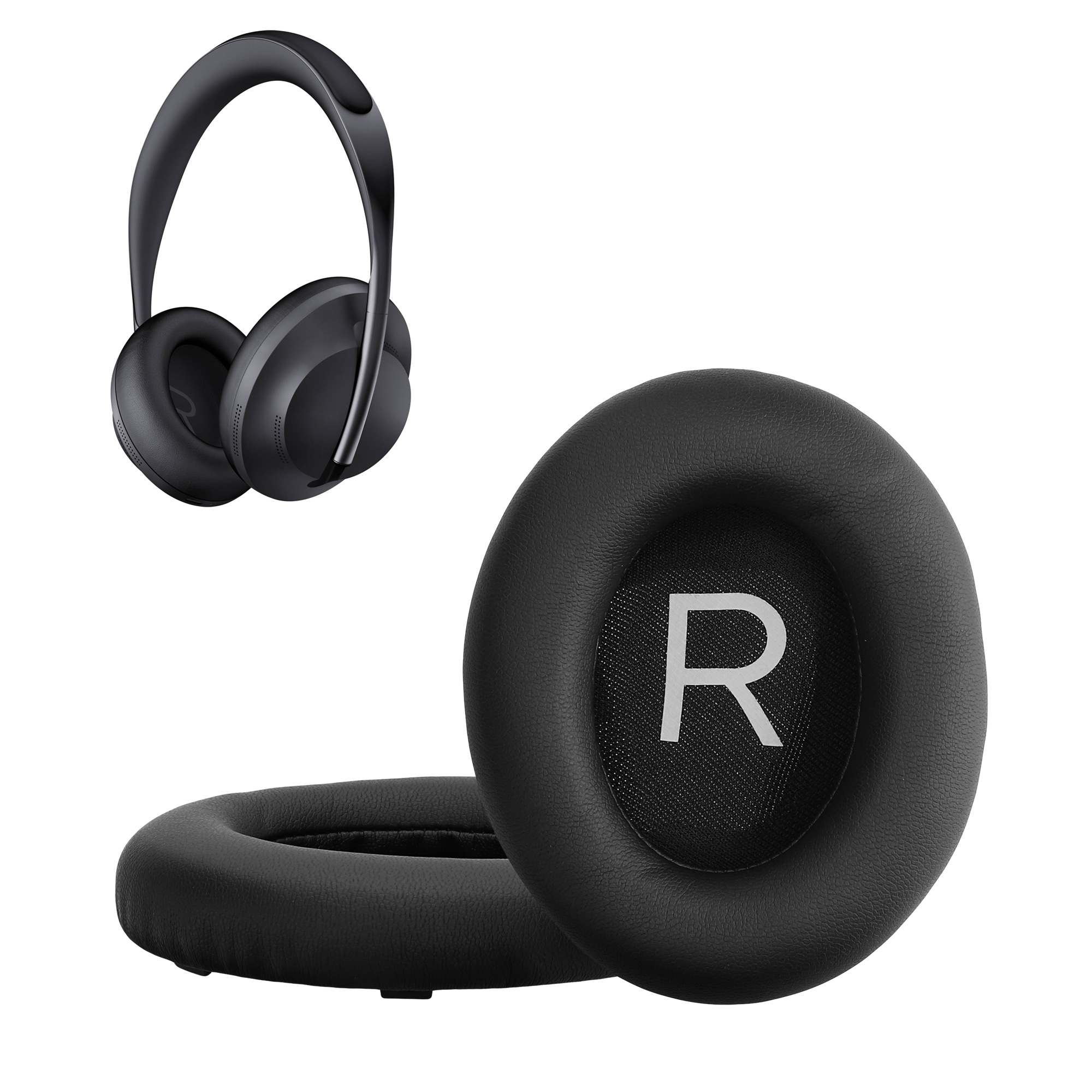 Kwmobile náušníky Bose Noise Cancelling 700 / NC700 černá