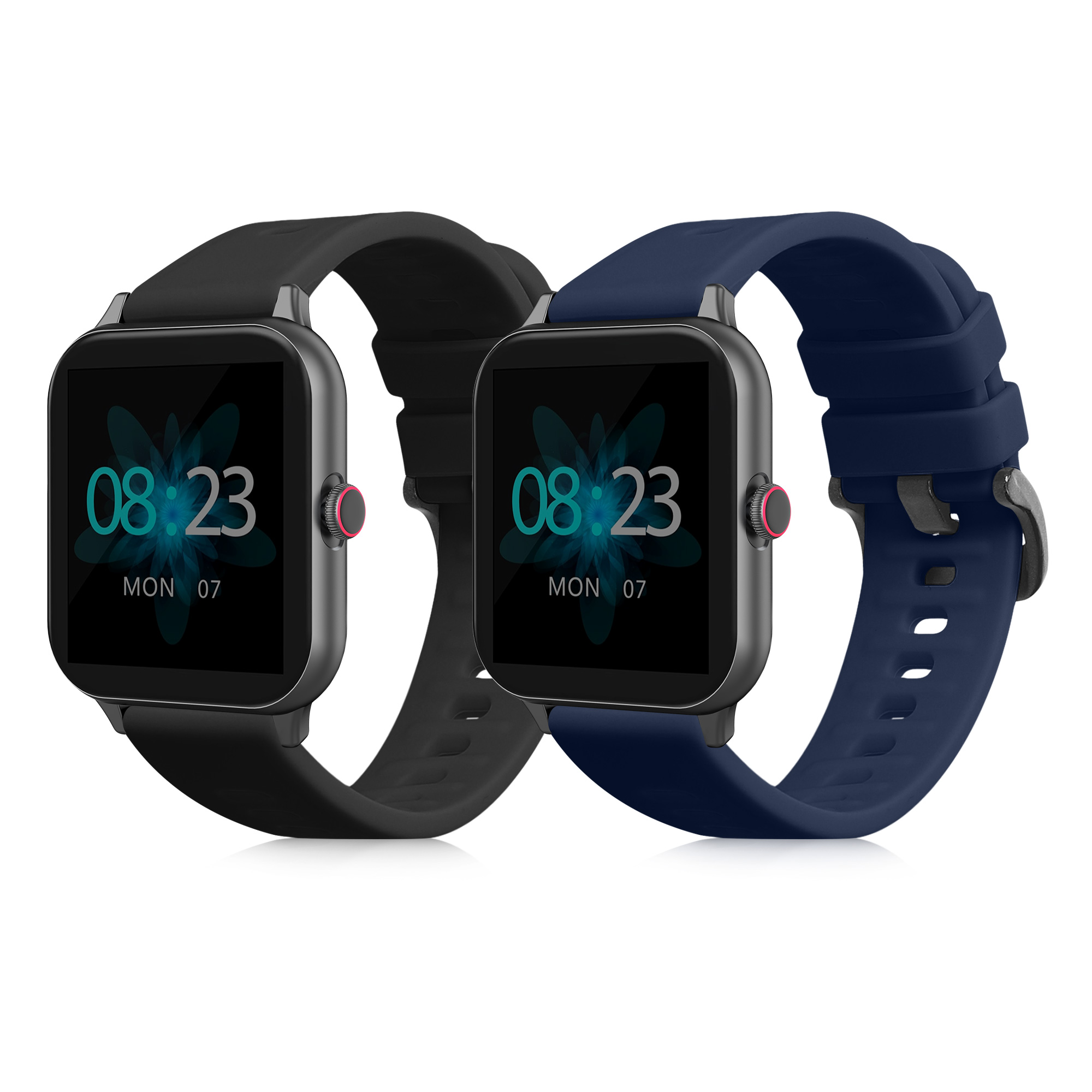 Silikonový řemínek hodinky Blackview R3 náhradní černá kwmobile