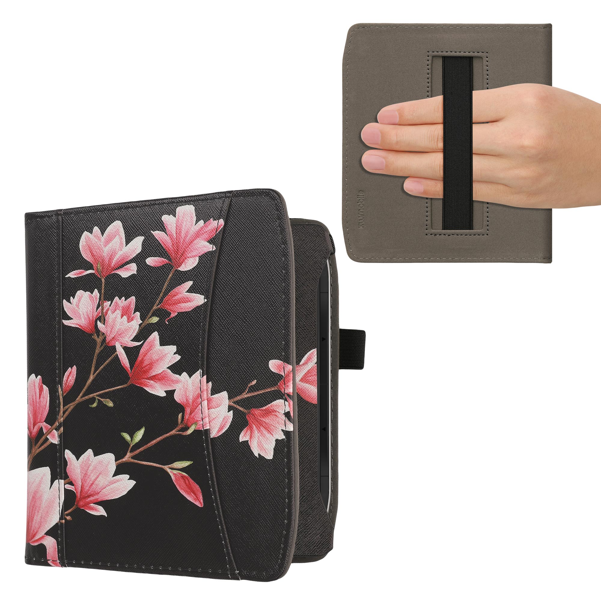 Flip pouzdro na čtečku Pocketbook Era / Era Color bílo-černé se stojánkem