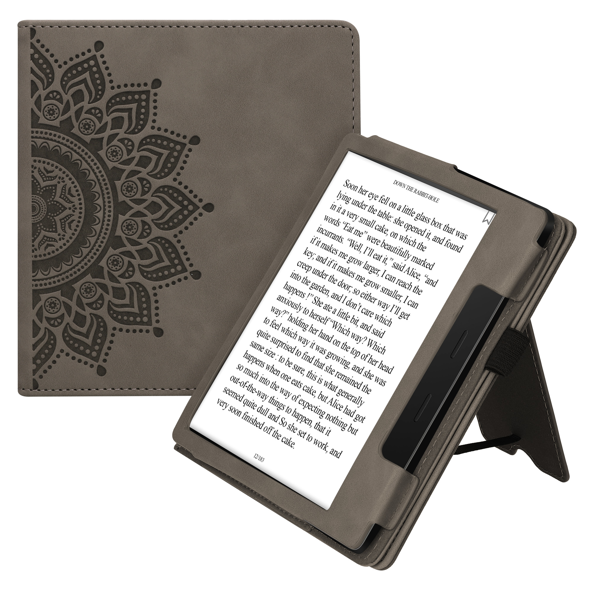Pouzdro na čtečku kwmobile pro Amazon Kindle Oasis 10. Generation - šedá